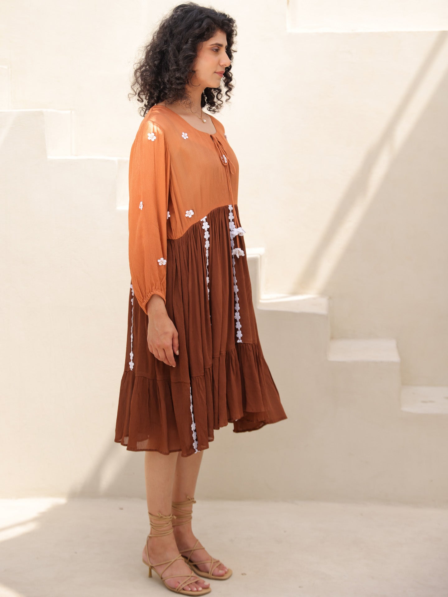 Bora Bora Dress - Cinnamon Coffee
