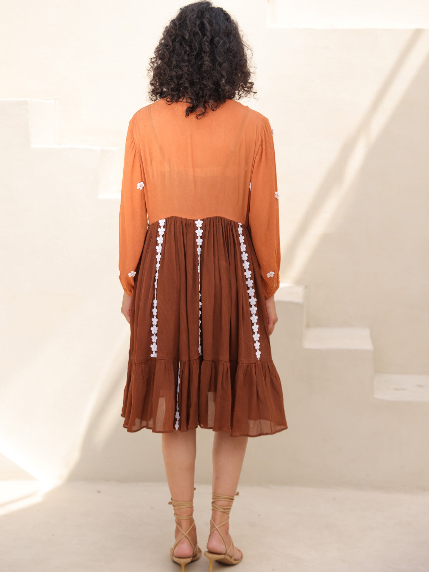 Bora Bora Dress - Cinnamon Coffee
