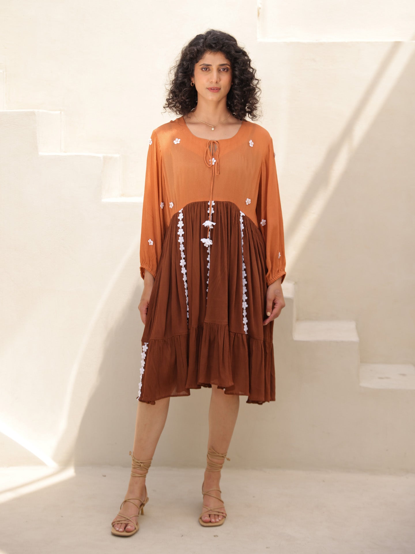 Bora Bora Dress - Cinnamon Coffee