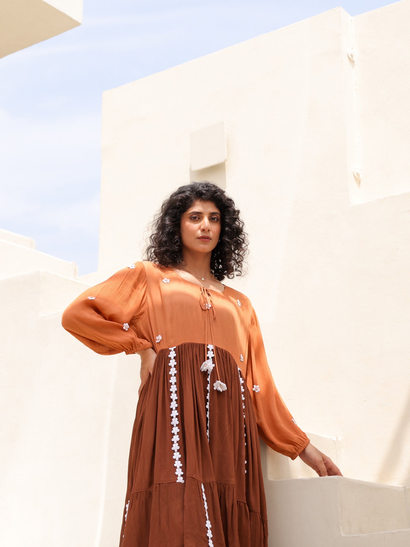 Bora Bora Dress - Cinnamon Coffee