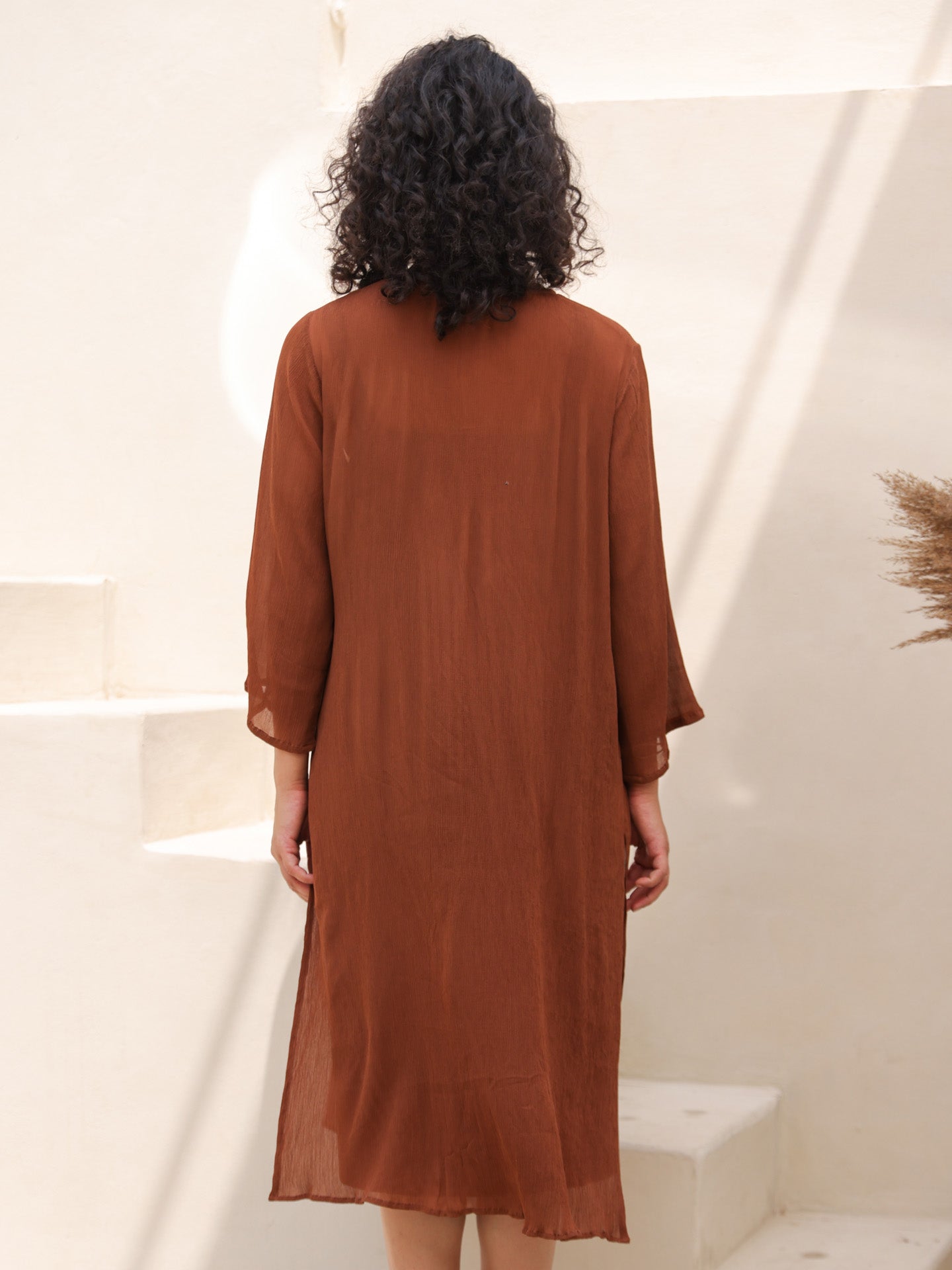Masai Dress - Brown