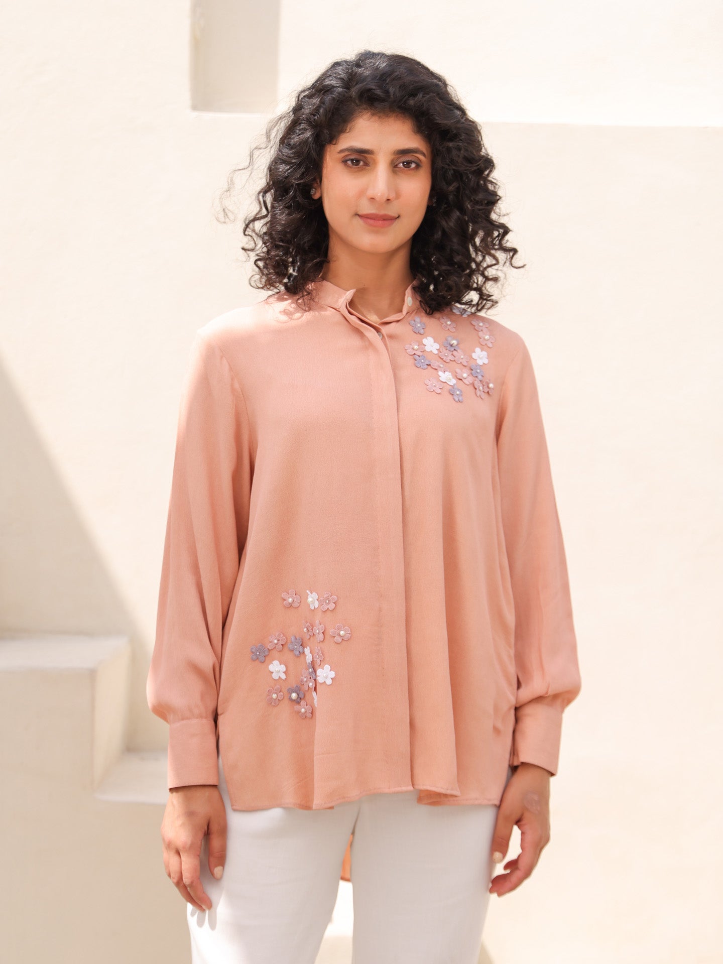 Mara Shirt - Dusty Rose