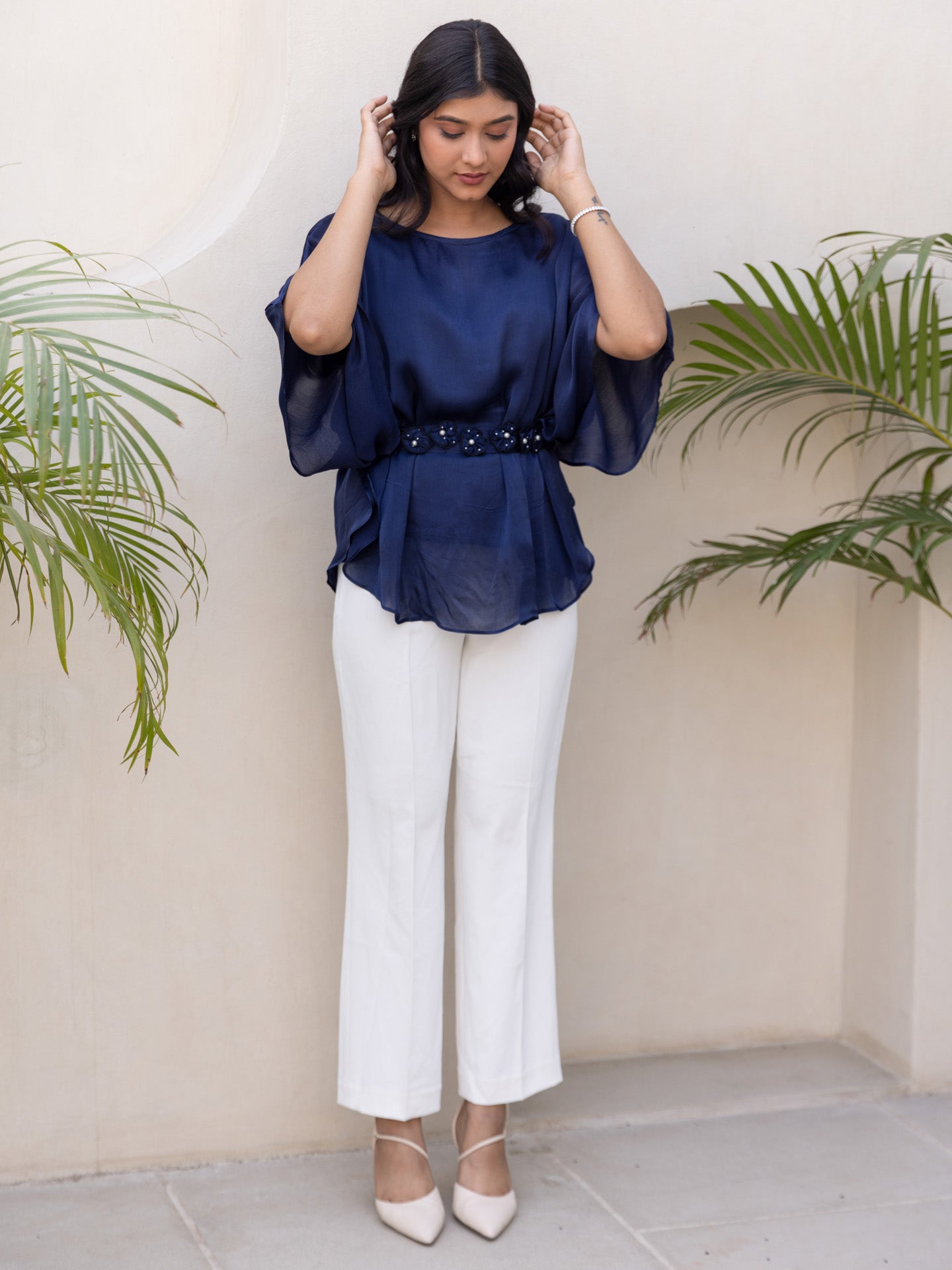 Yana Top - Navy Blue