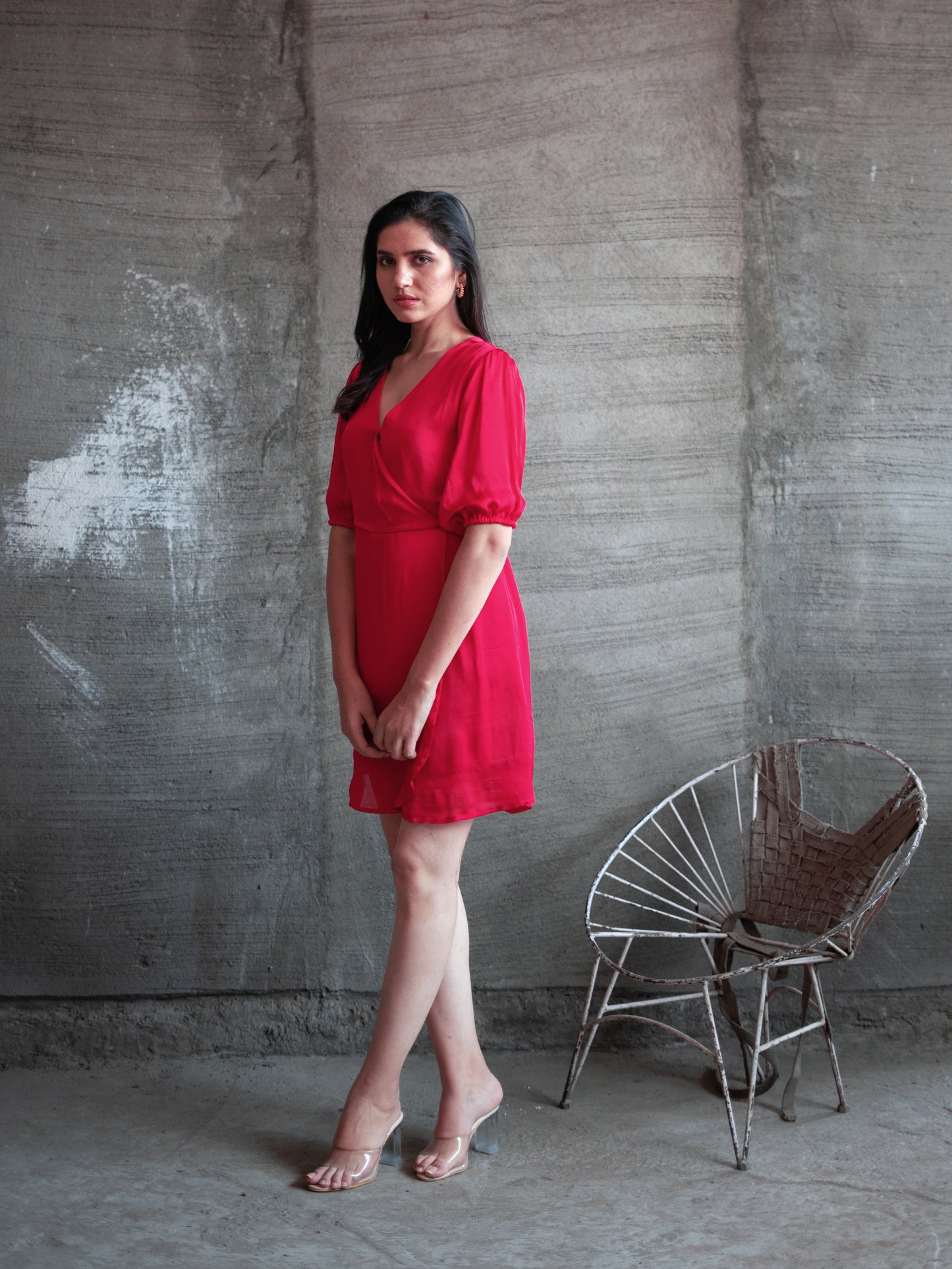 Reya Dress - Red