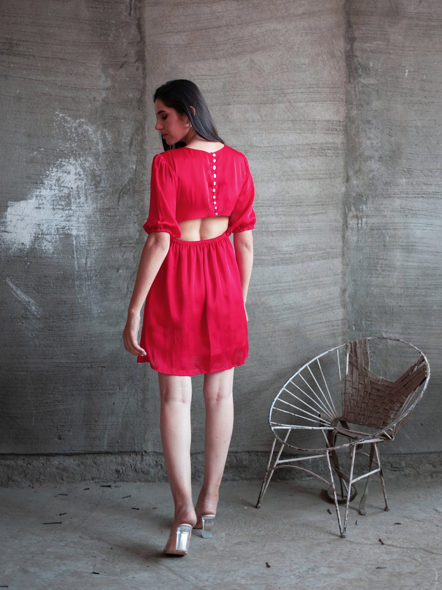 Reya Dress - Red