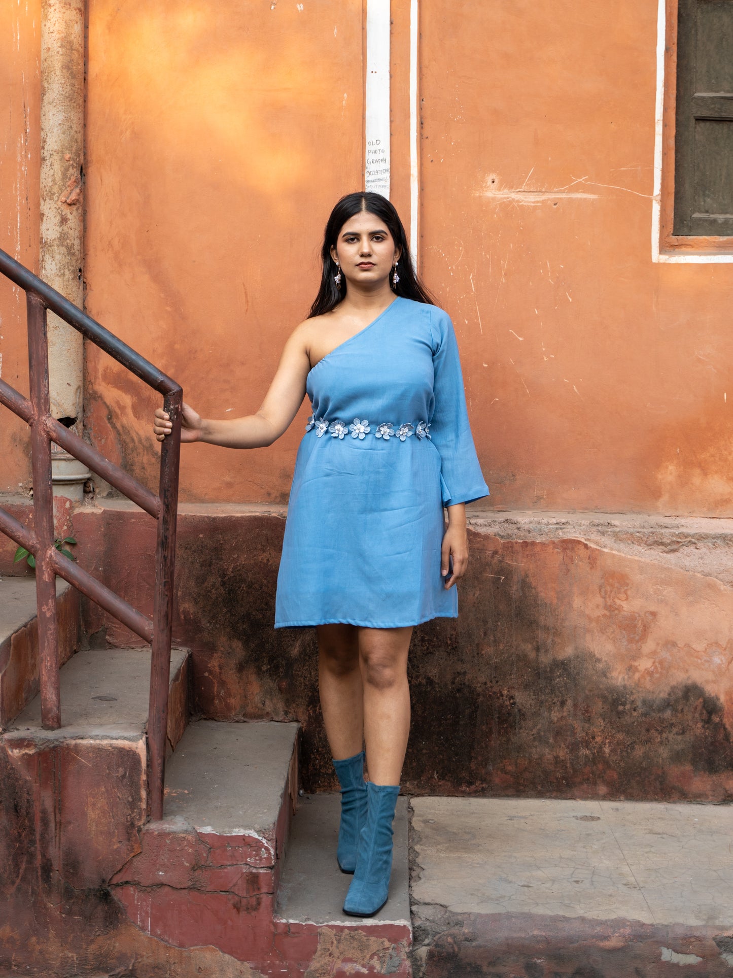 Riro Dress - Blue