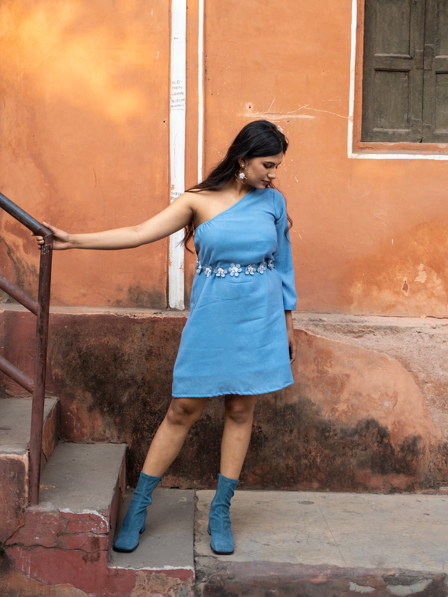 Riro Dress - Blue