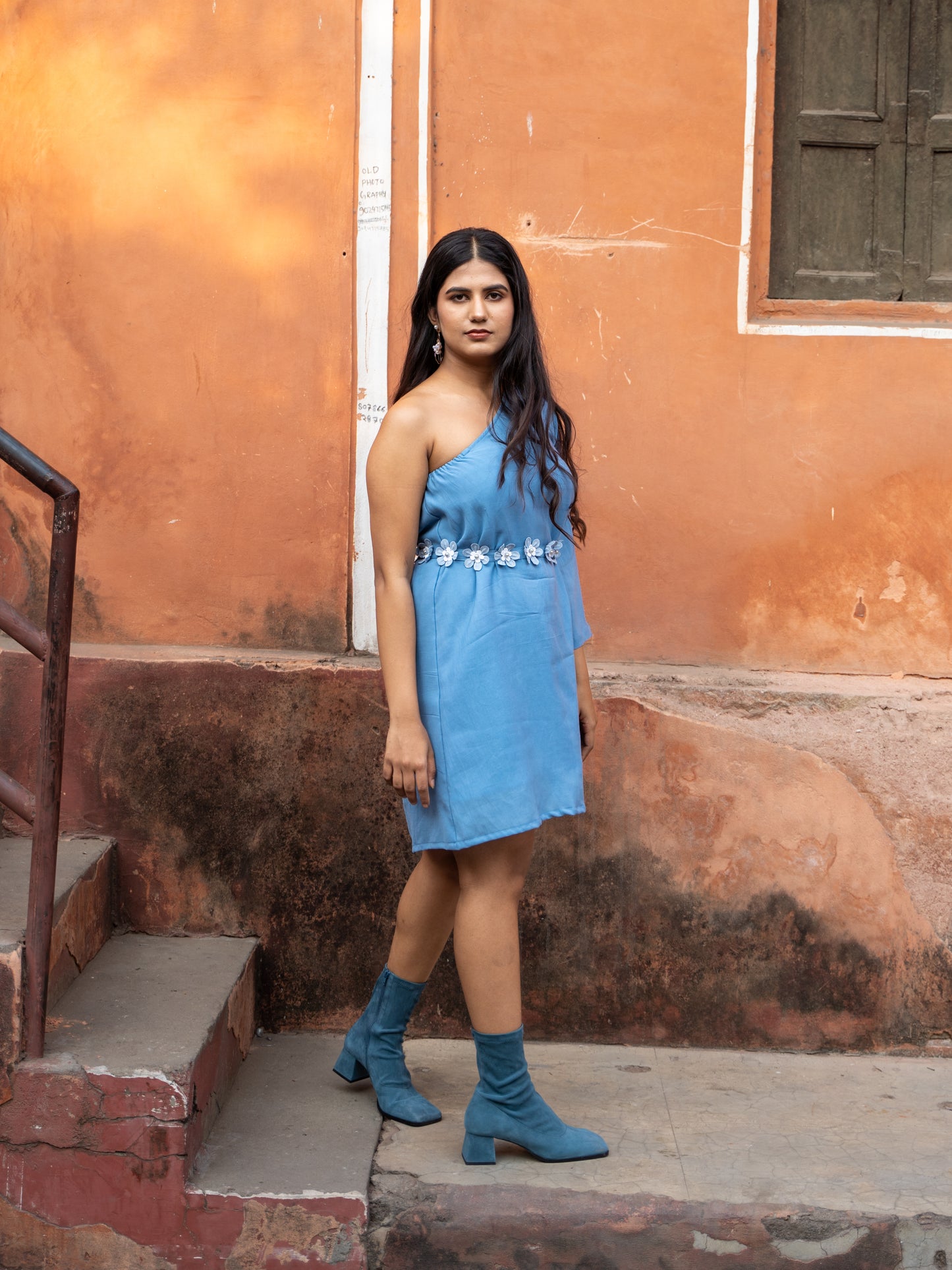 Riro Dress - Blue