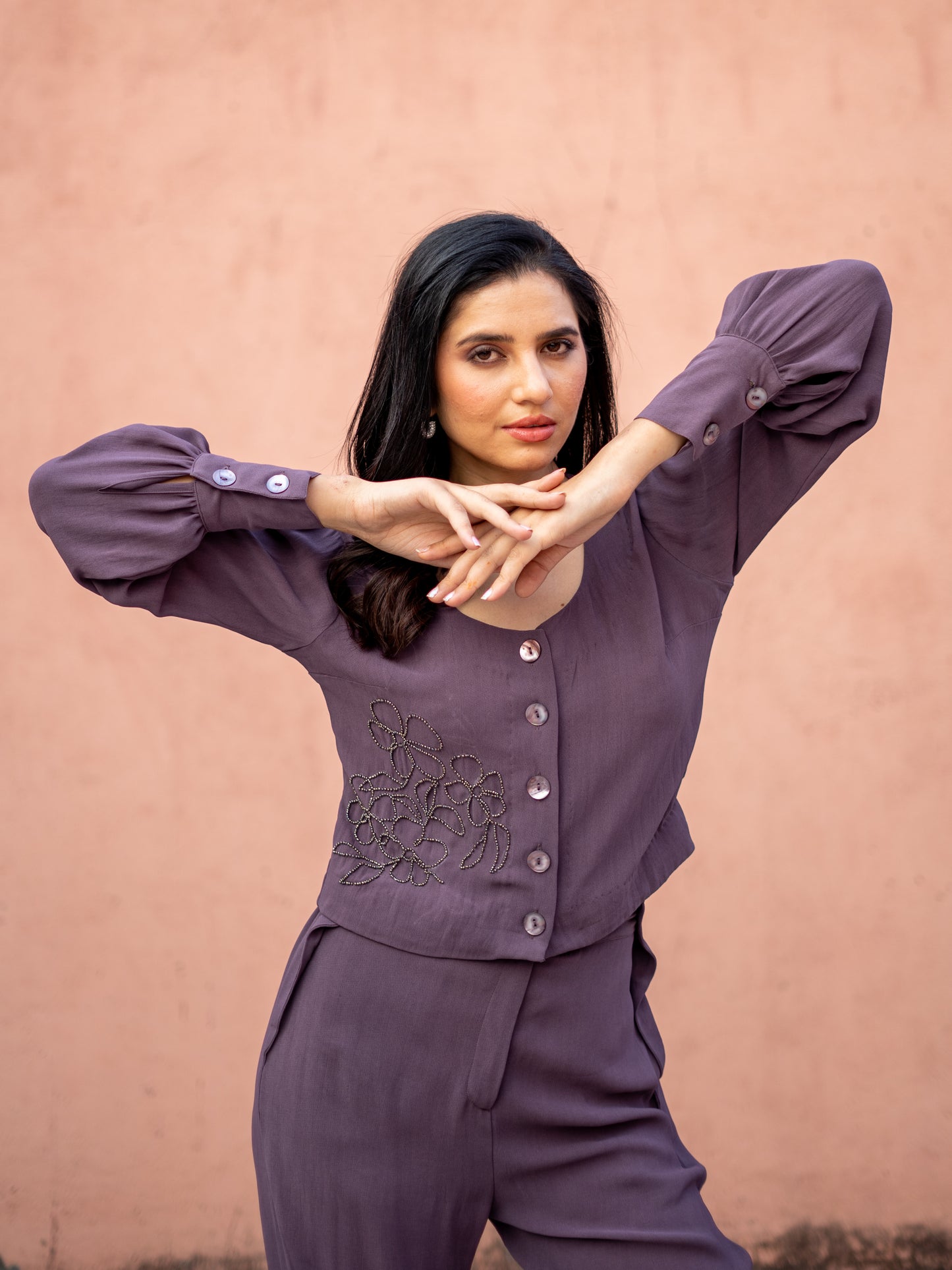 Cazi Set - Mauve Brown