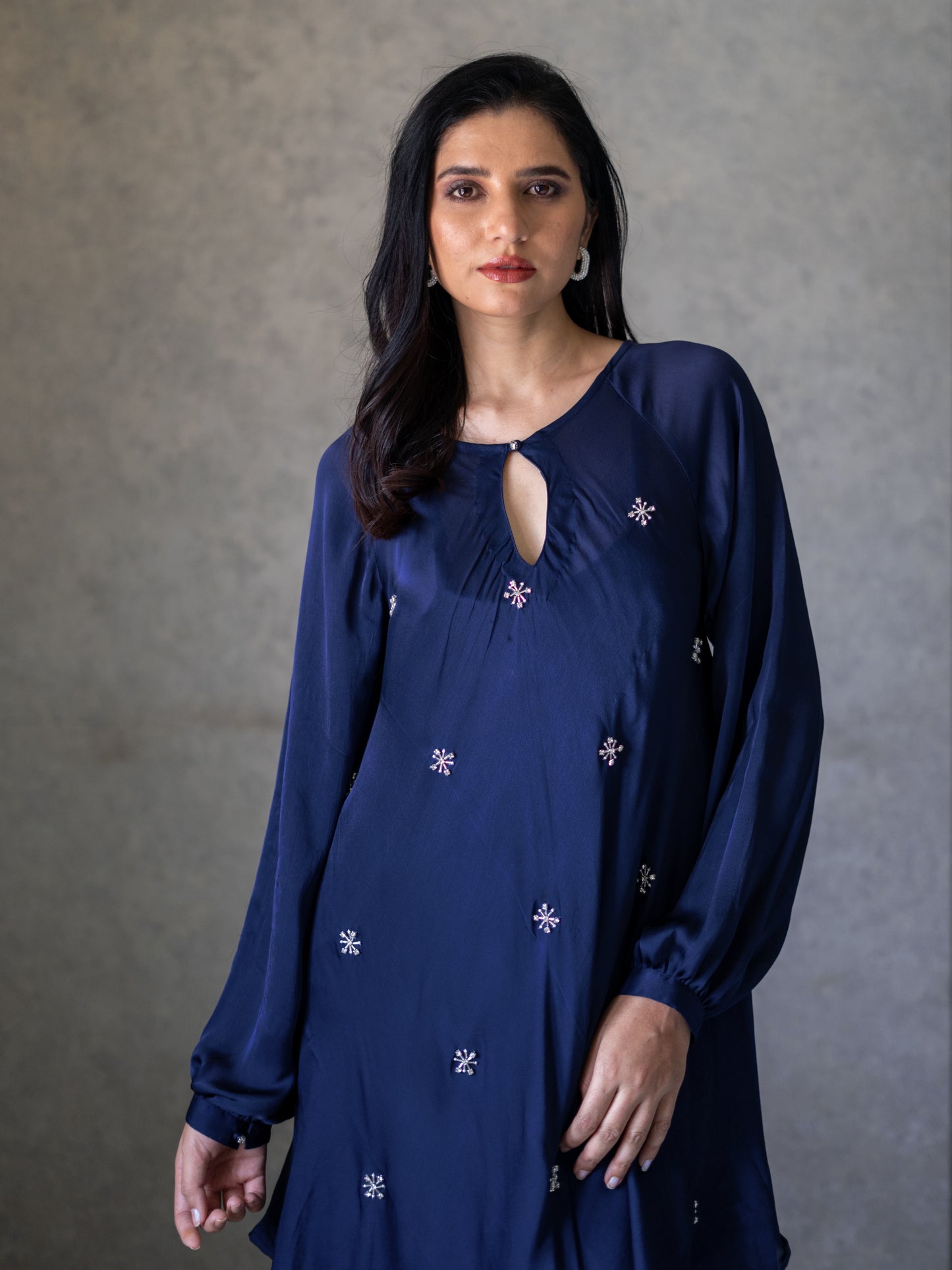 Anai Dress - Midnight Blue