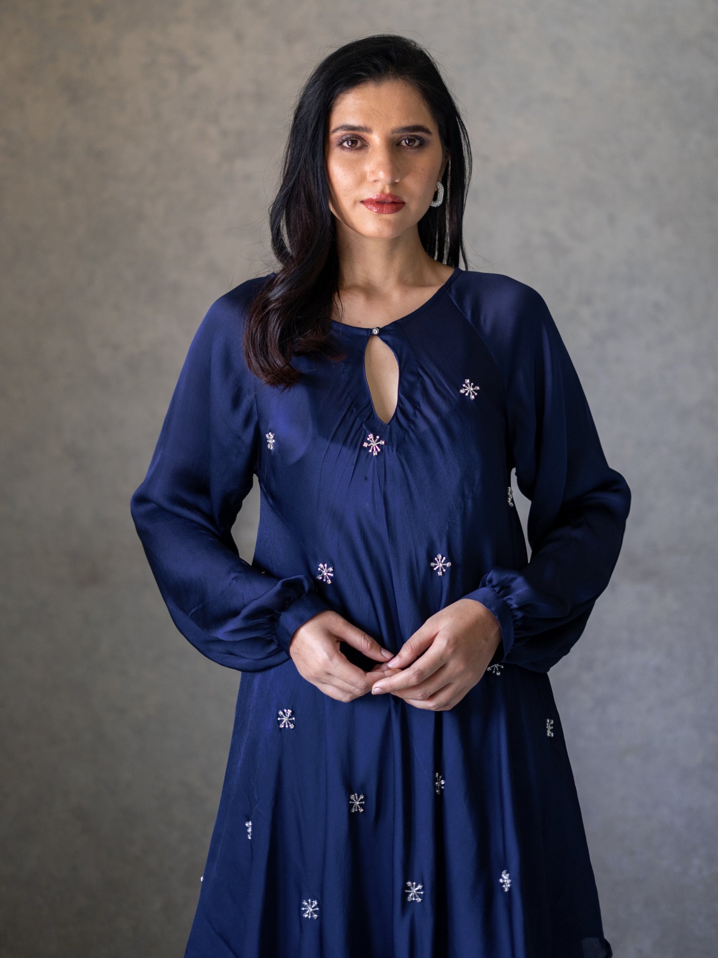 Anai Dress - Midnight Blue