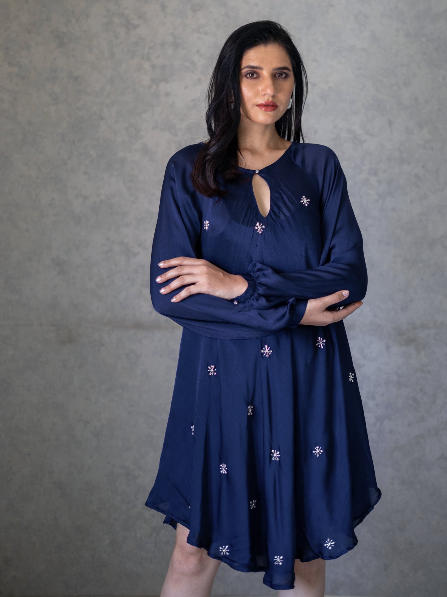 Anai Dress - Midnight Blue