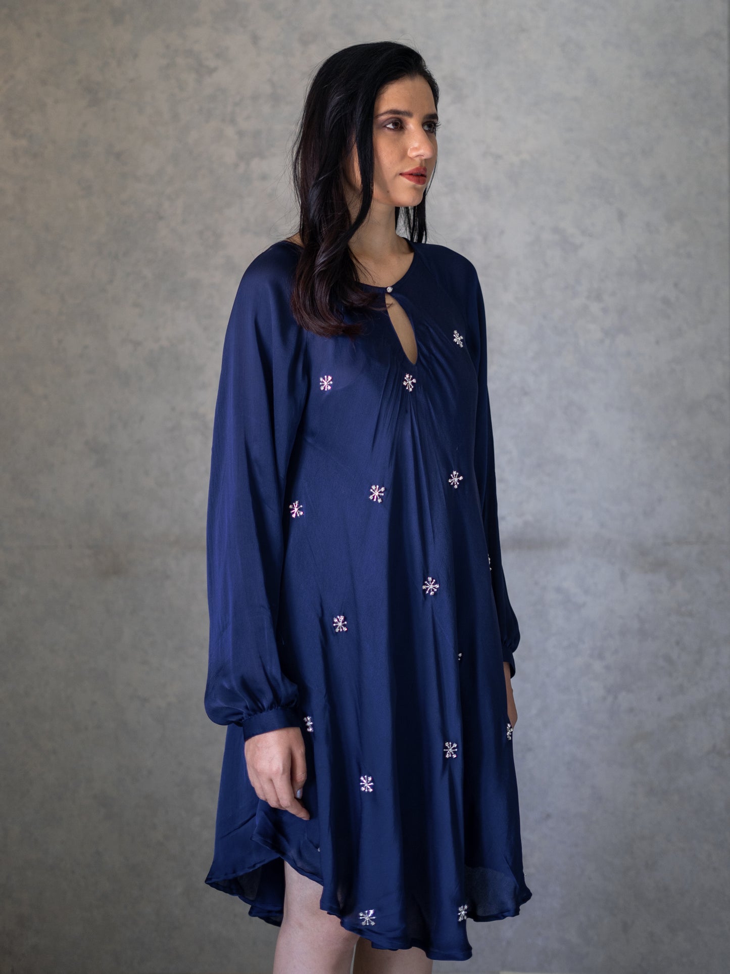 Anai Dress - Midnight Blue