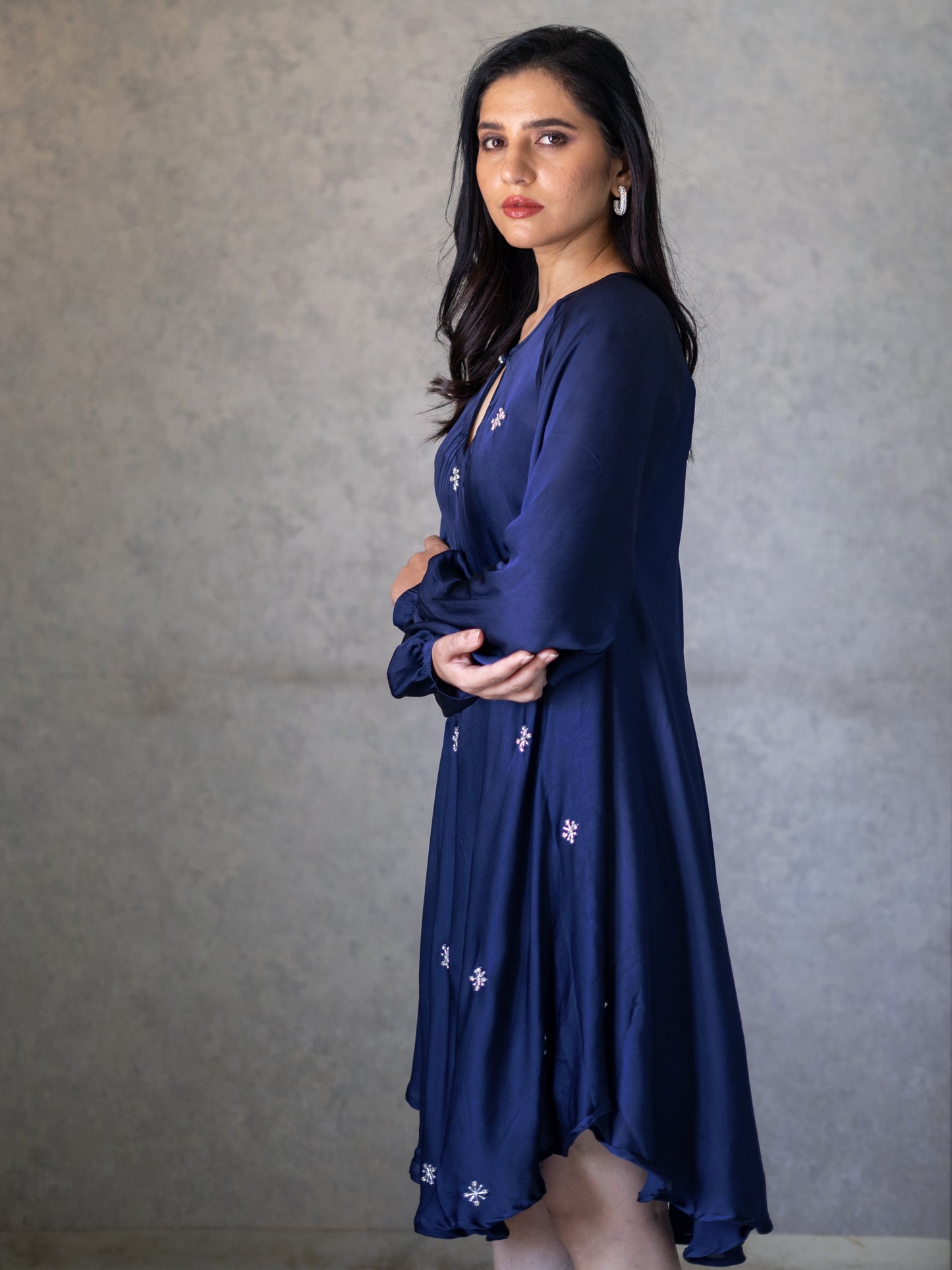 Anai Dress - Midnight Blue