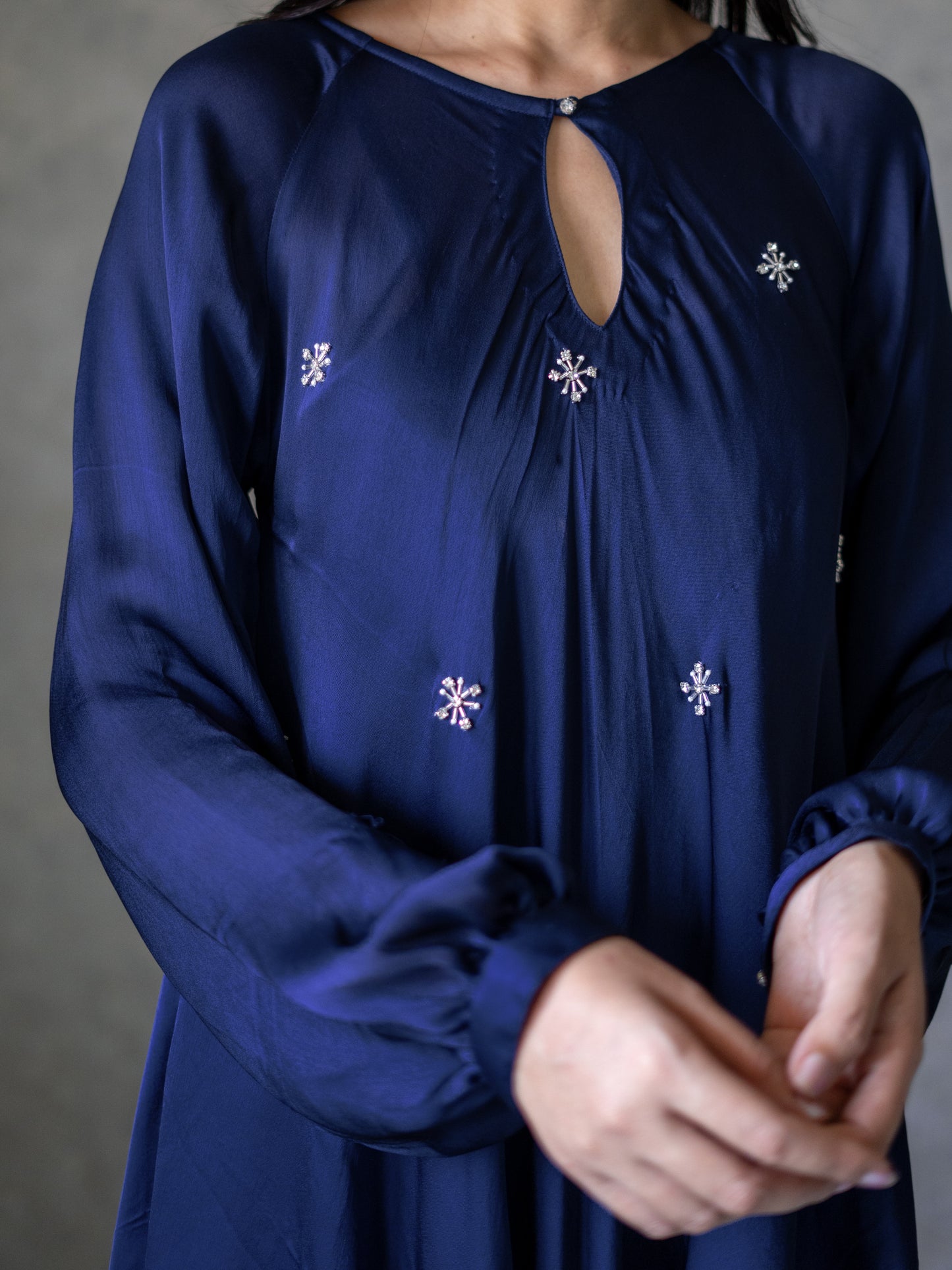 Anai Dress - Midnight Blue