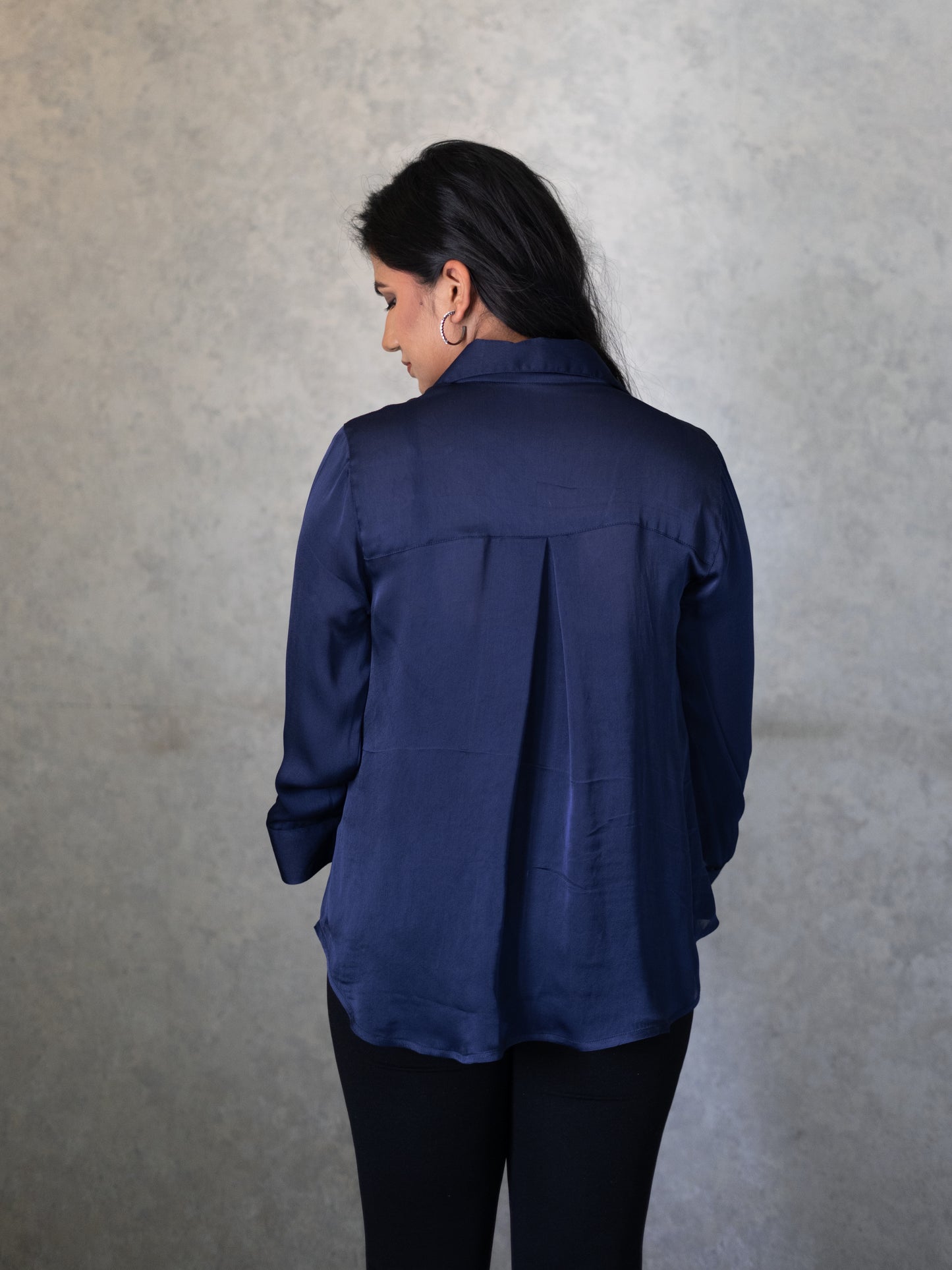 Akin Shirt - Navy Blue