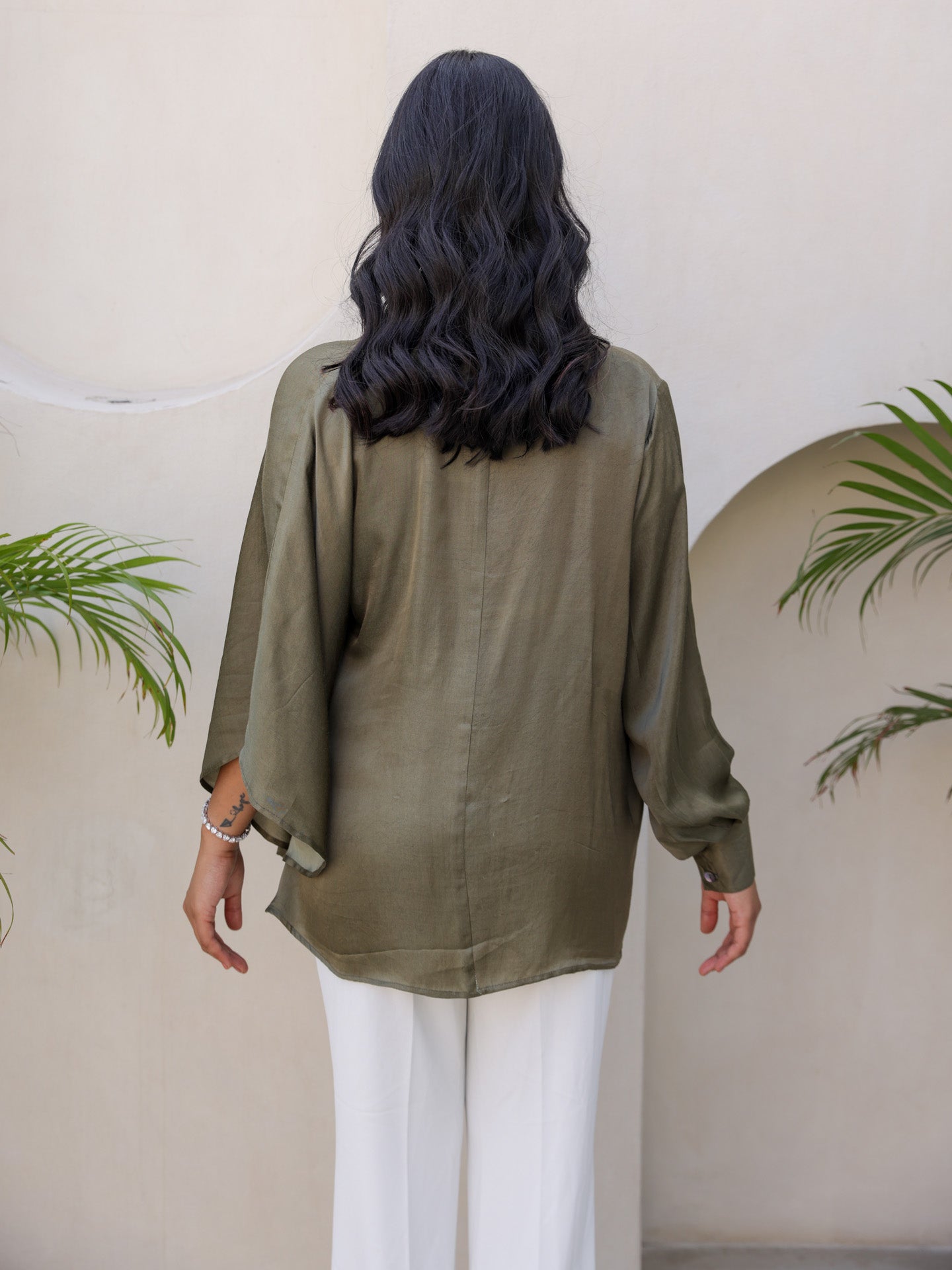 Fleur Shirt - Military Green