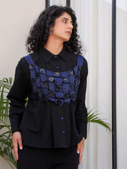 Galaxy Bib Shirt - Black