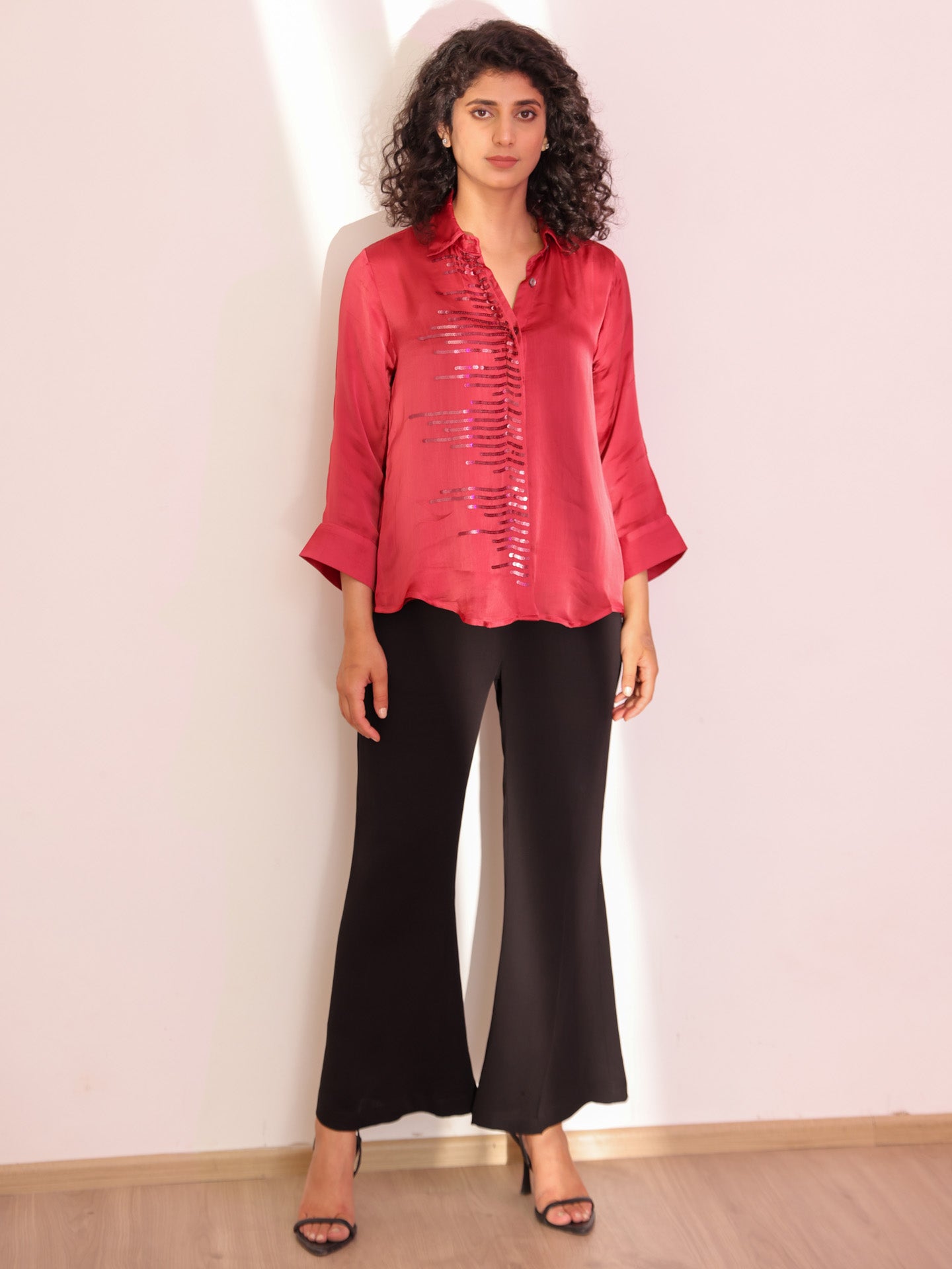 Akin Shirt - Brick Red