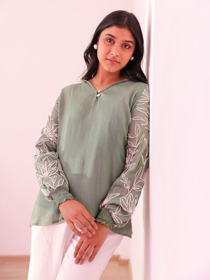 Darcy Top - Sage Green