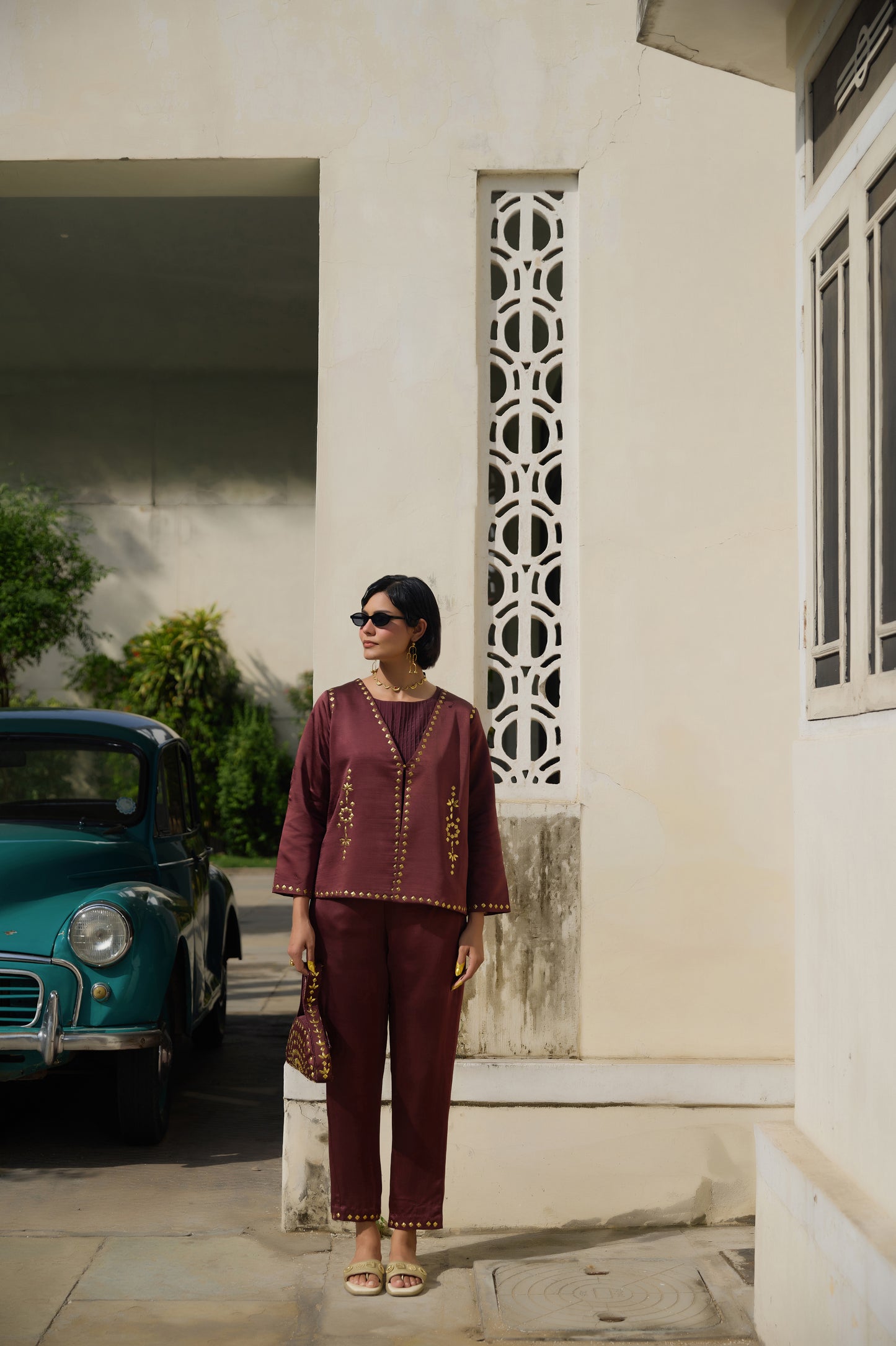 Baradari Set - Oxblood