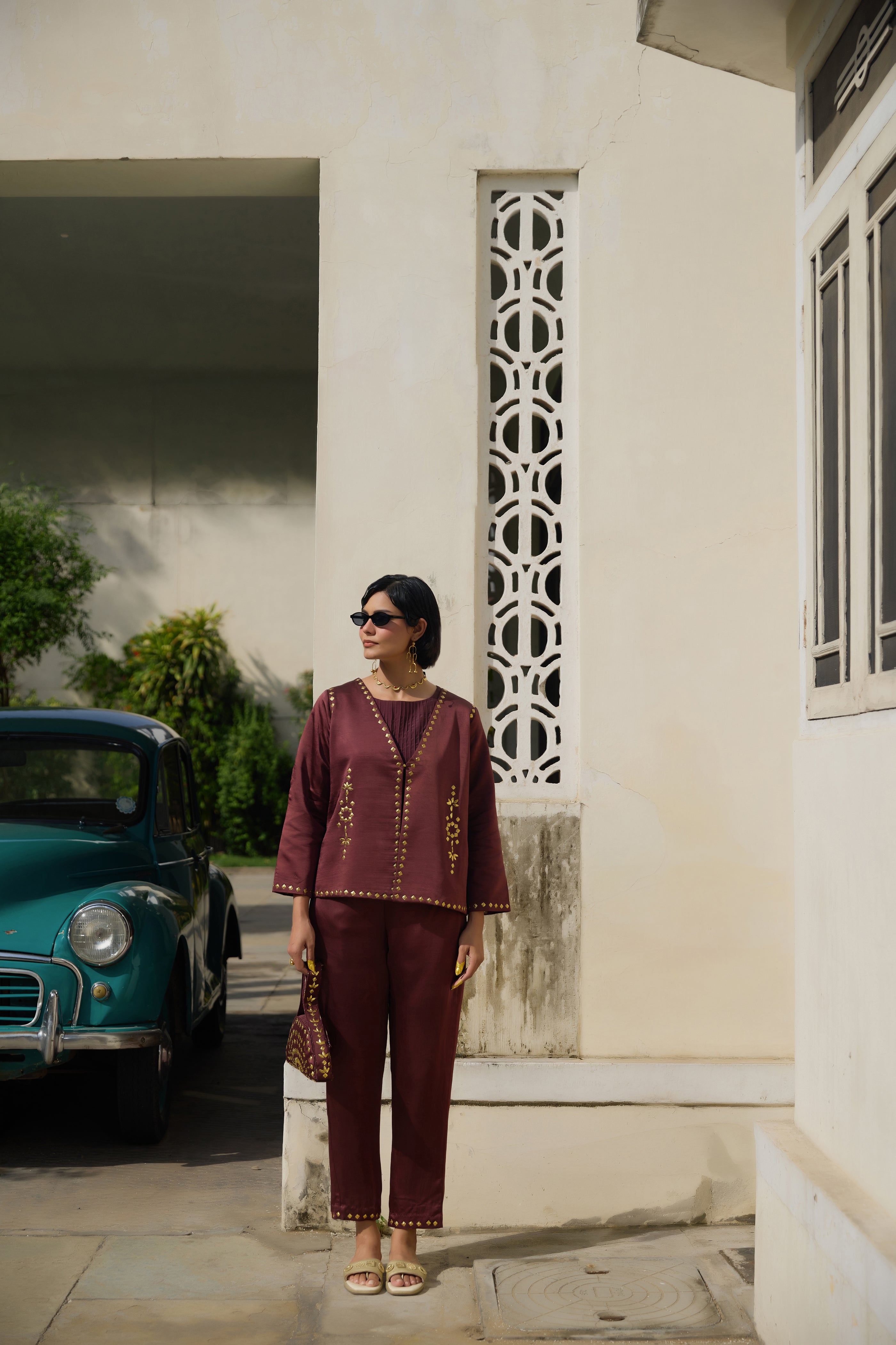 Baradari Set - Oxblood