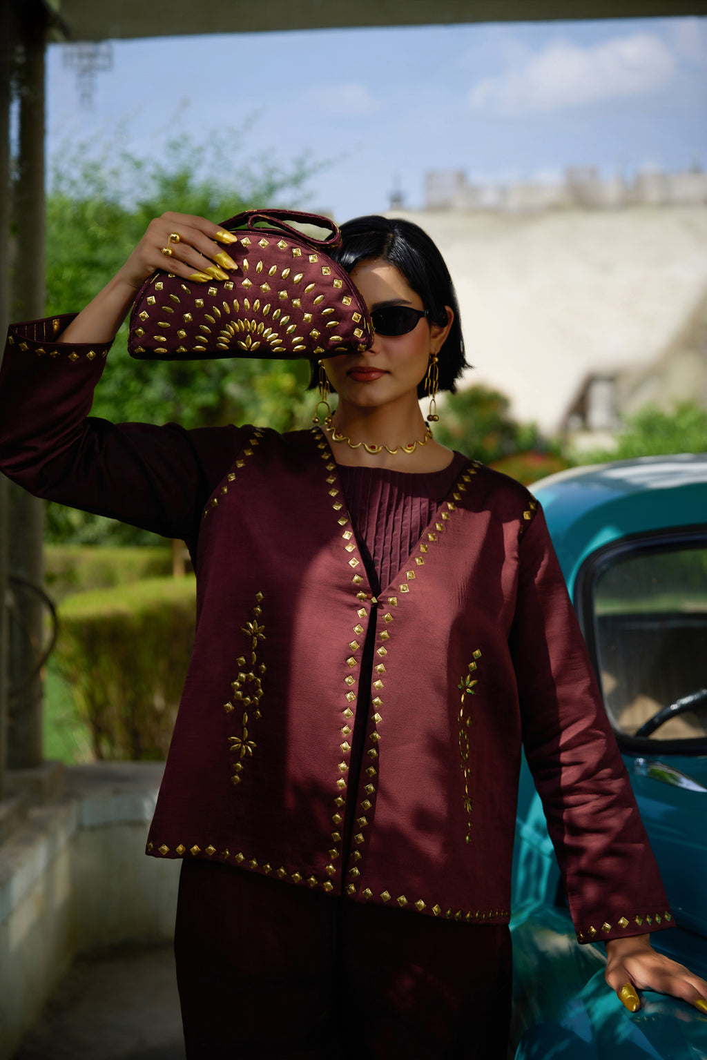 Baradari Set - Oxblood
