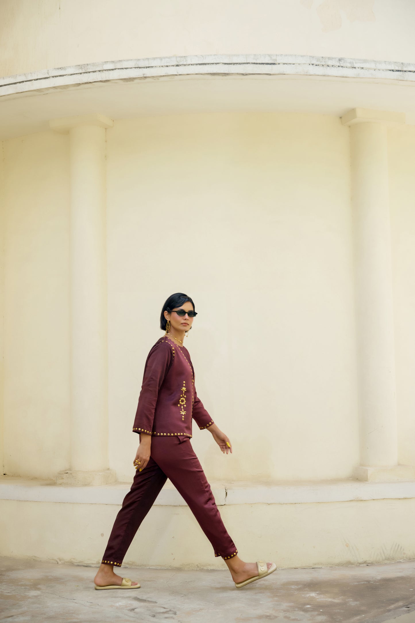 Baradari Set - Oxblood