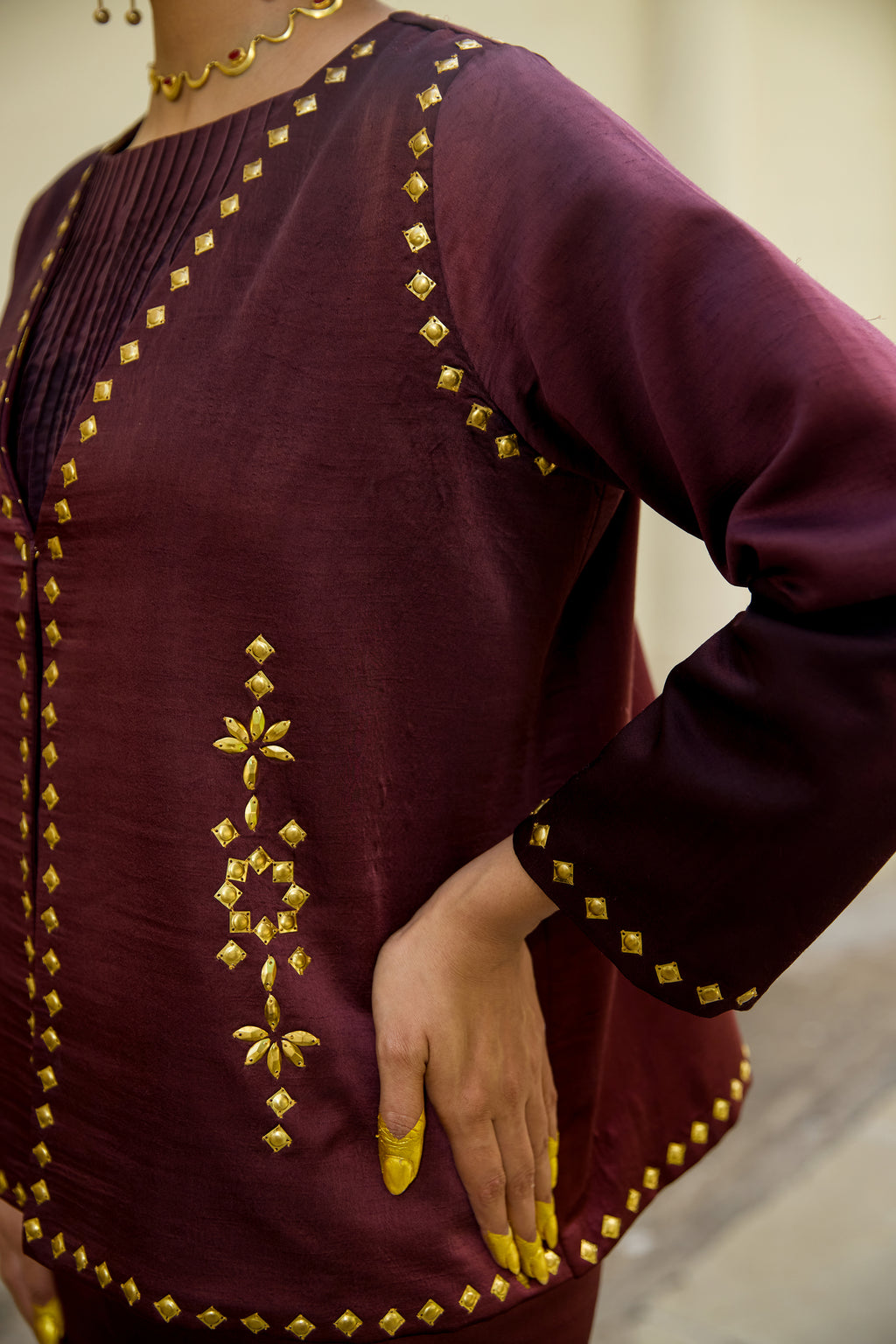 Baradari Set - Oxblood