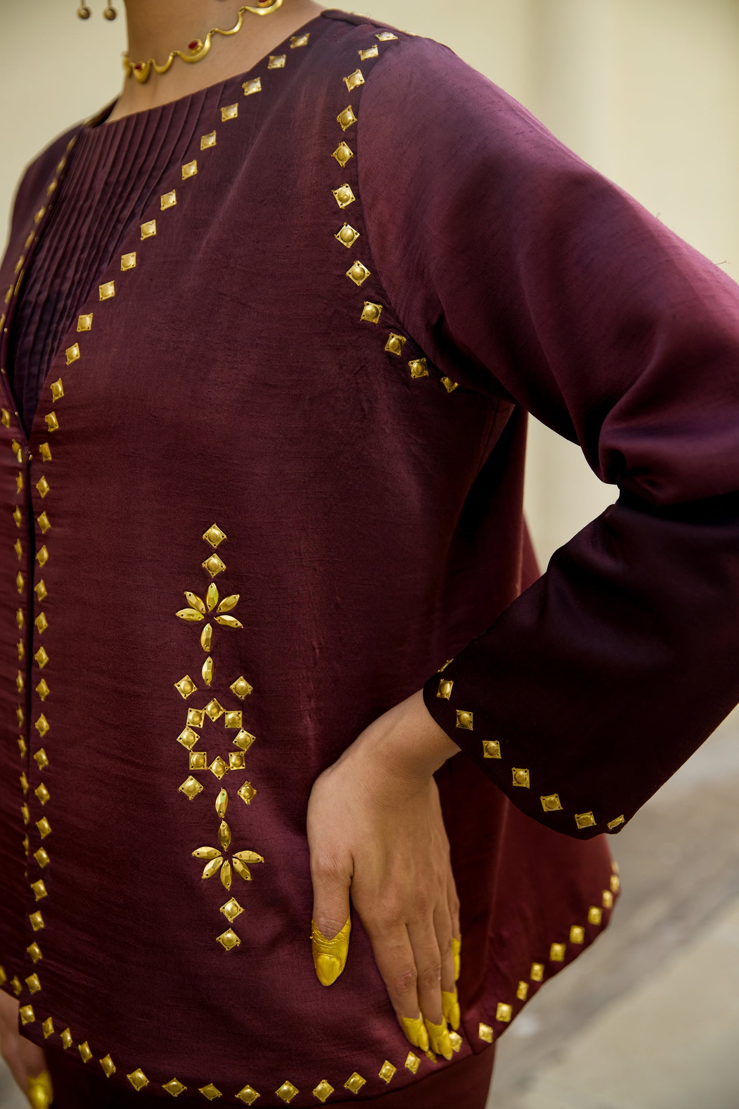 Baradari Set - Oxblood
