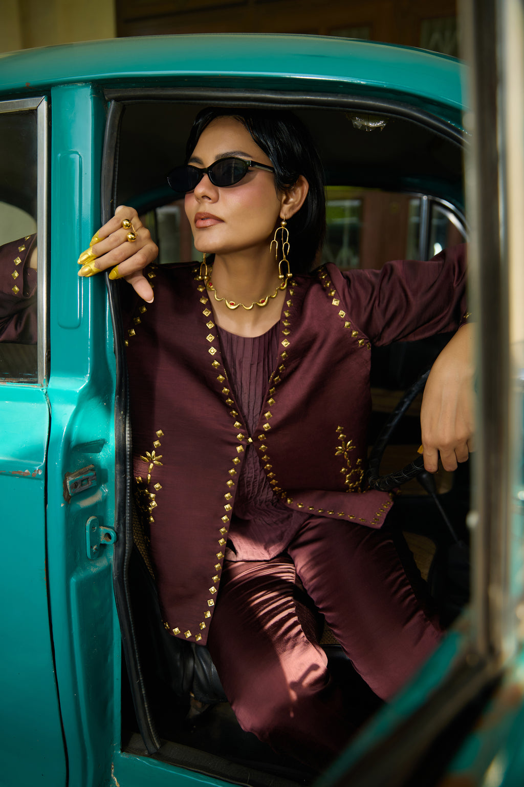 Baradari Set - Oxblood