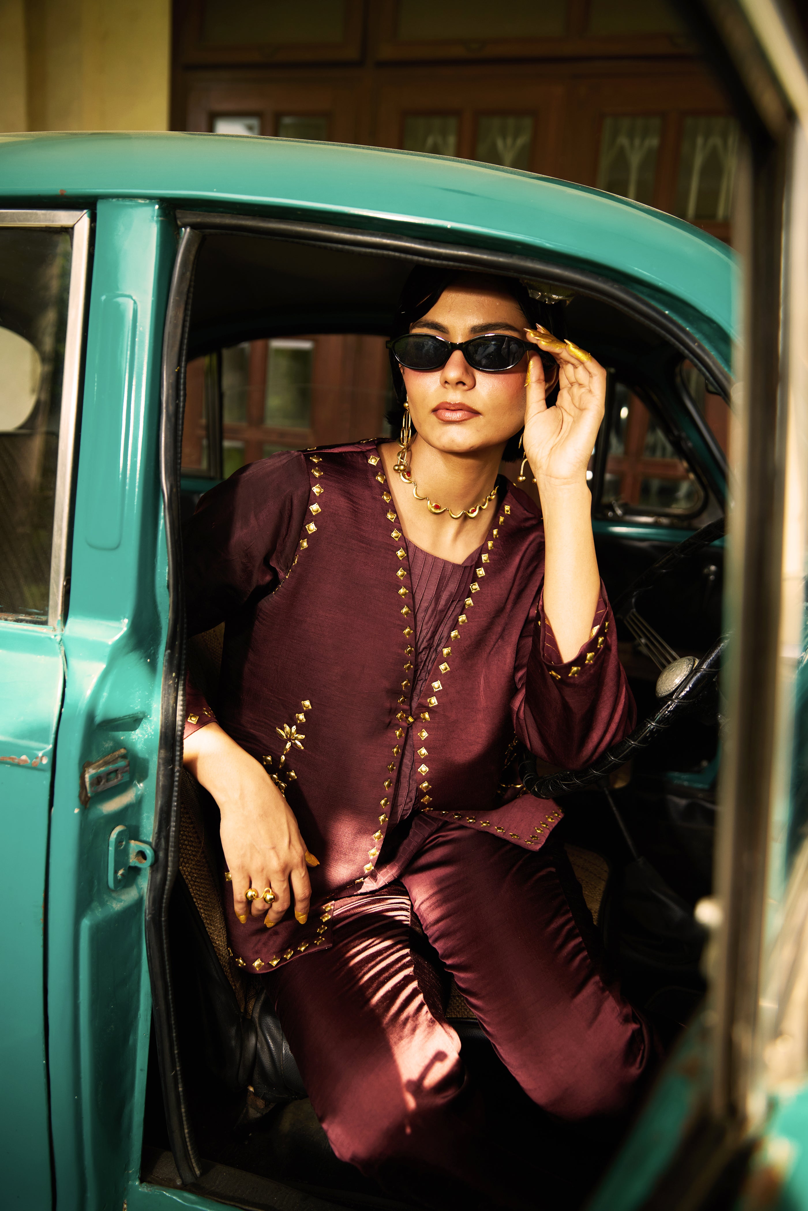 Baradari Set - Oxblood