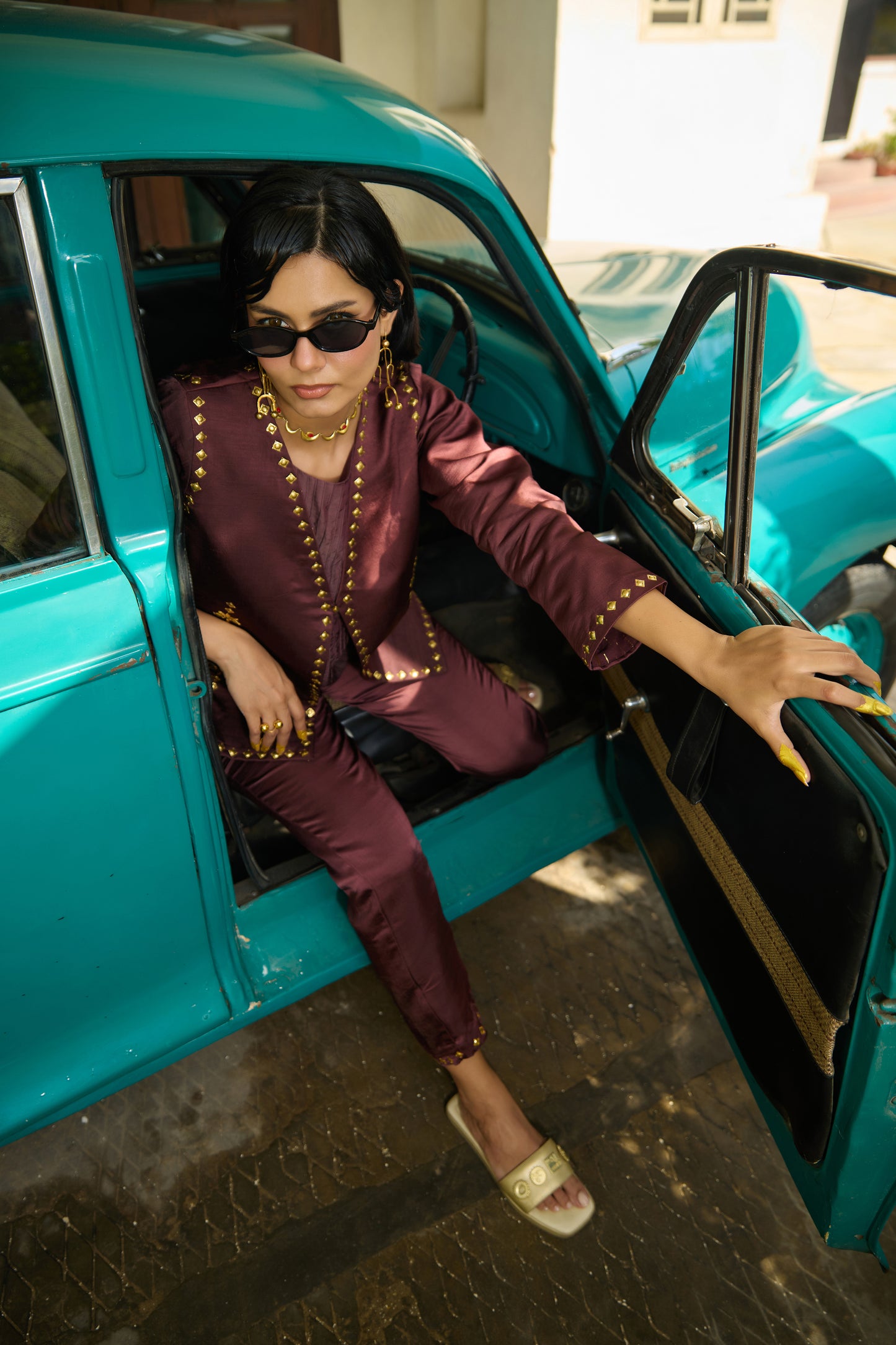 Baradari Set - Oxblood