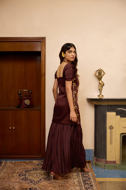 Chrysler Dress - Oxblood