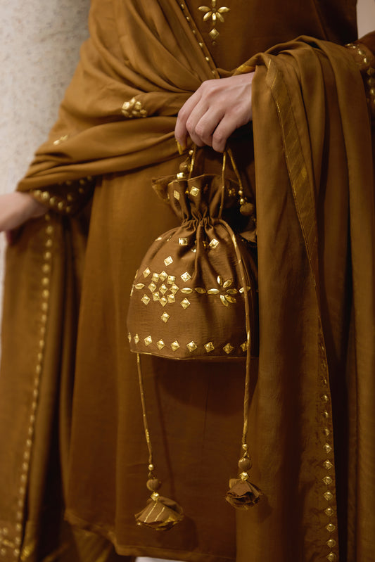 Sawai Potli Bag - Aged Copper