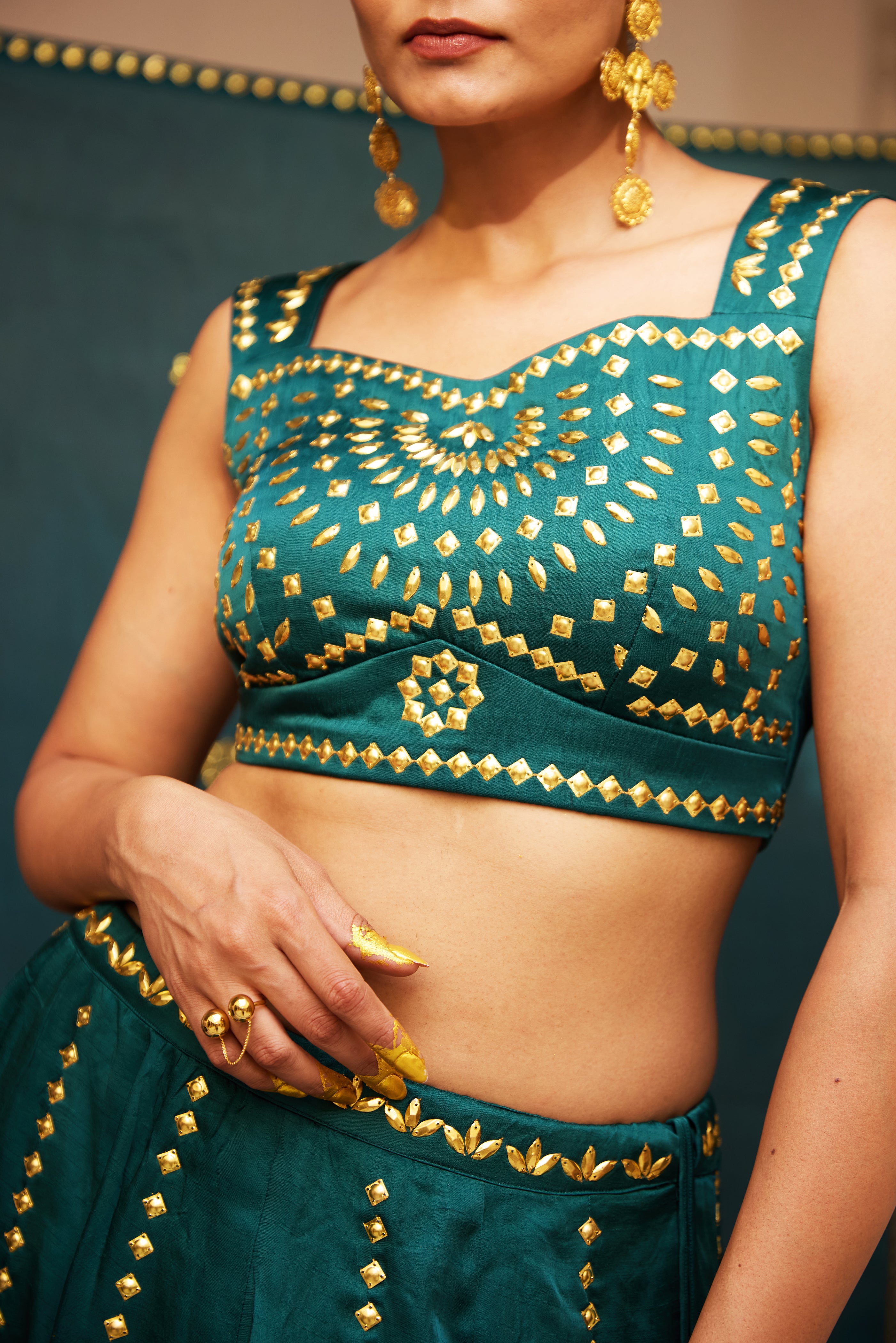 Aaroh Lehenga Set - Patina