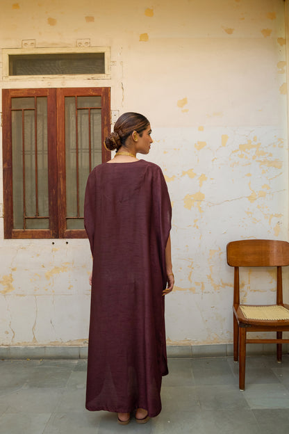 Sawai Kaftan - Oxblood