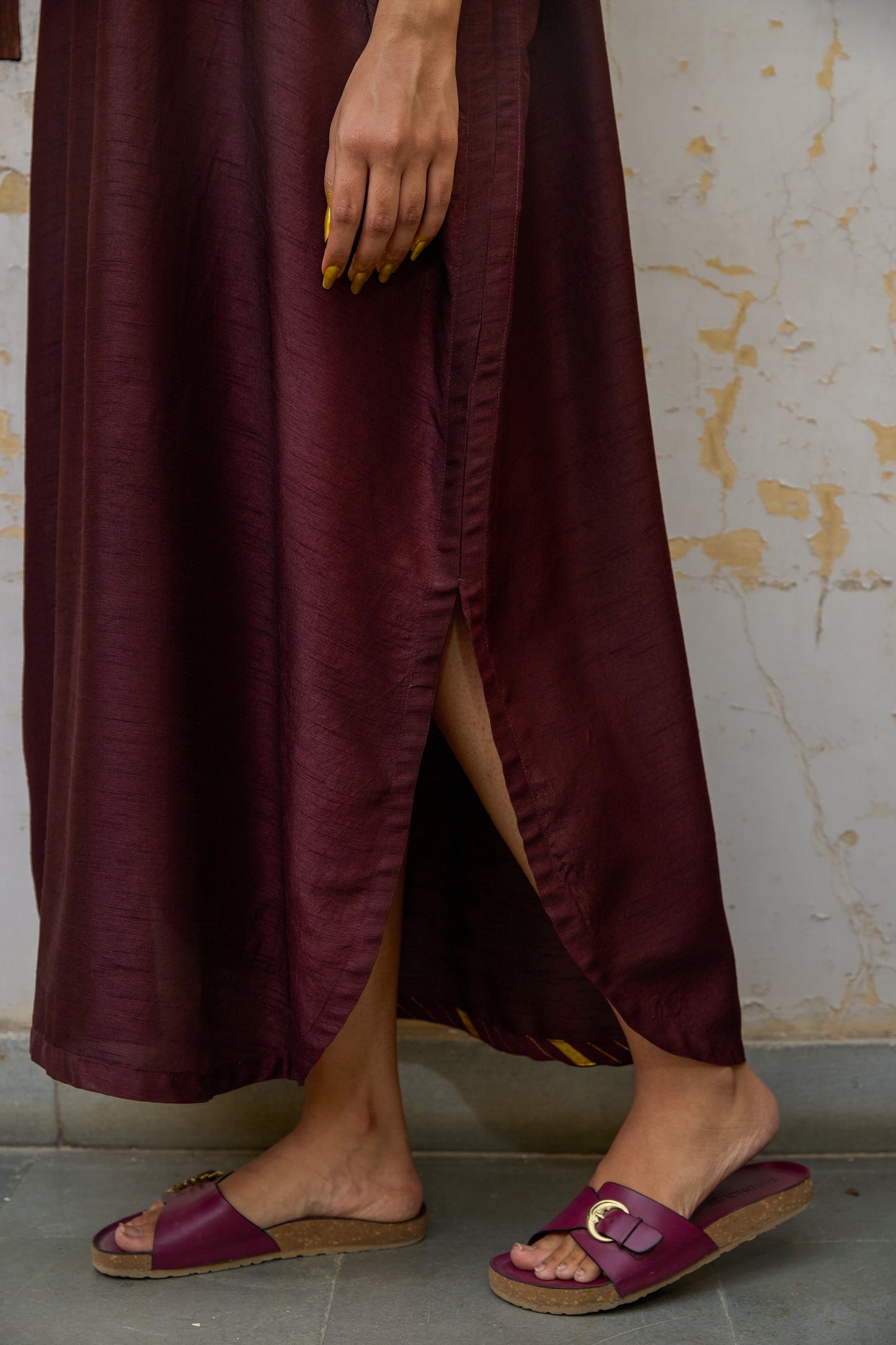Sawai Kaftan - Oxblood