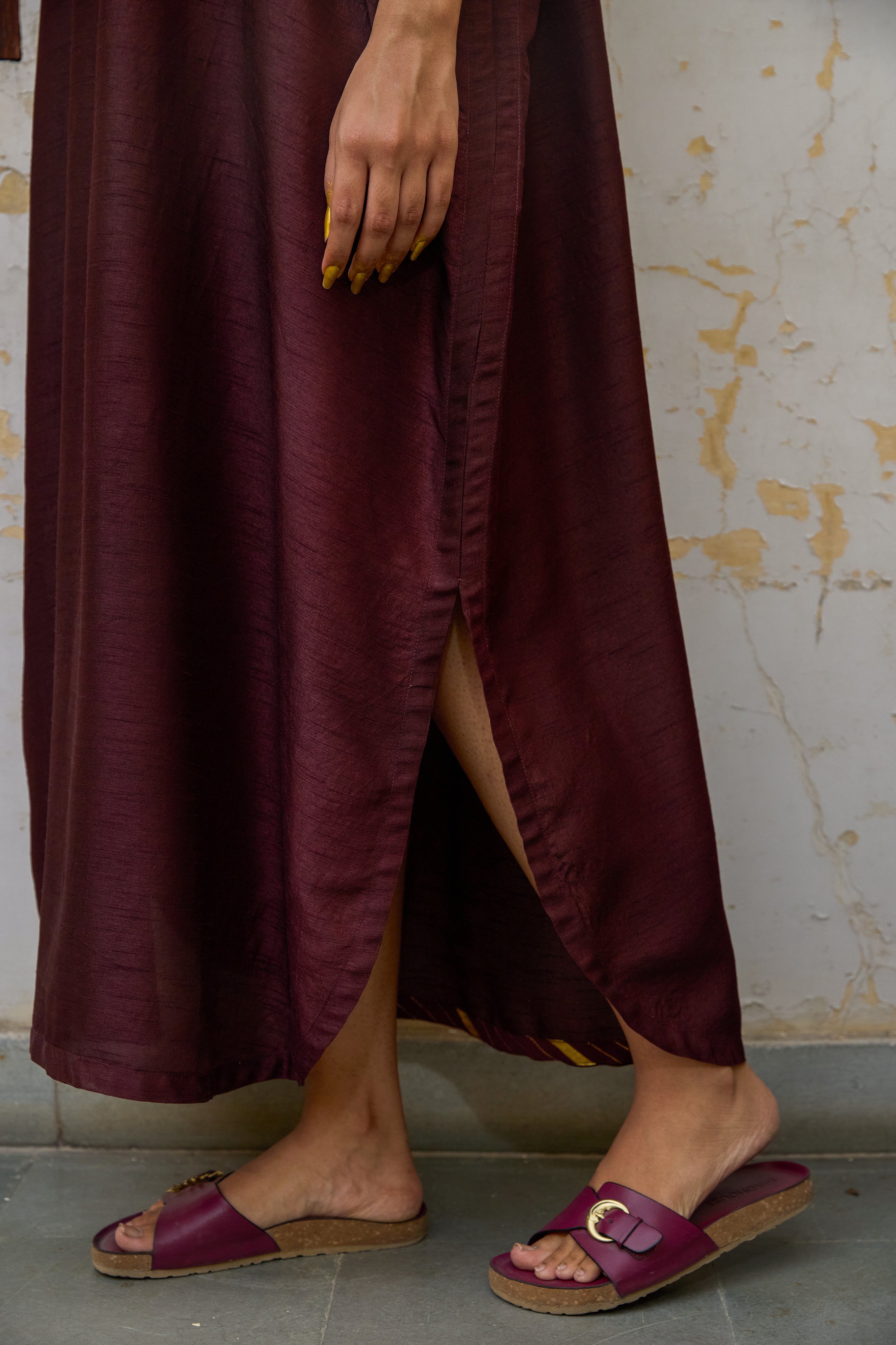 Sawai Kaftan - Oxblood