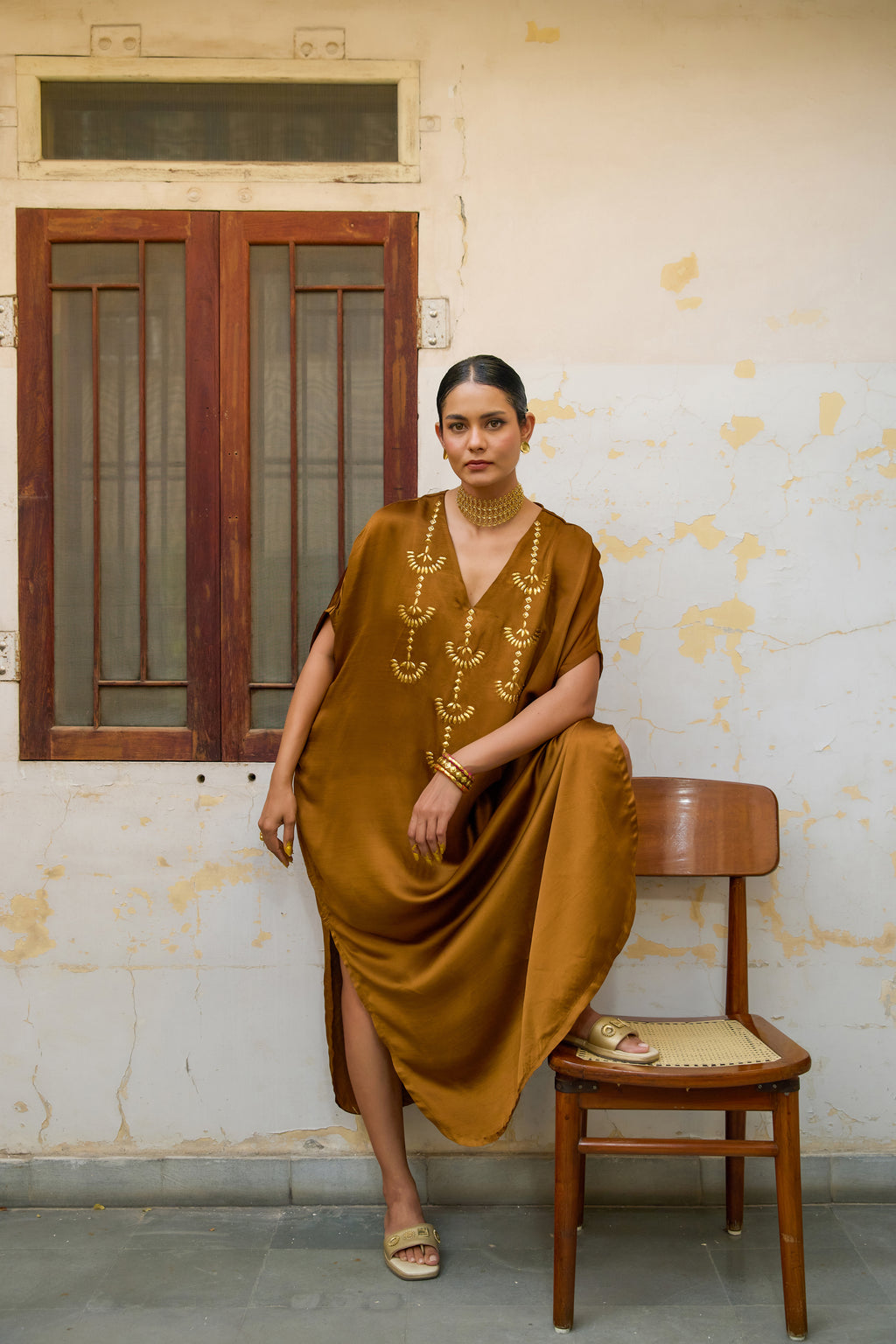 Sawai Kaftan - Aged Copper