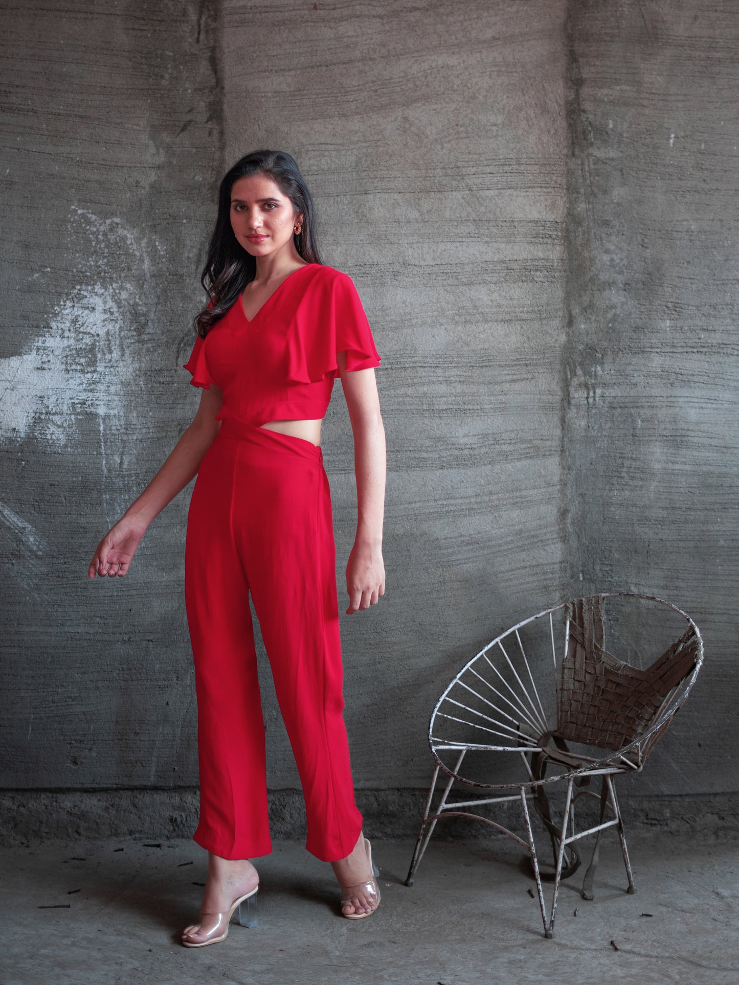 Ani Jumpsuit - Red