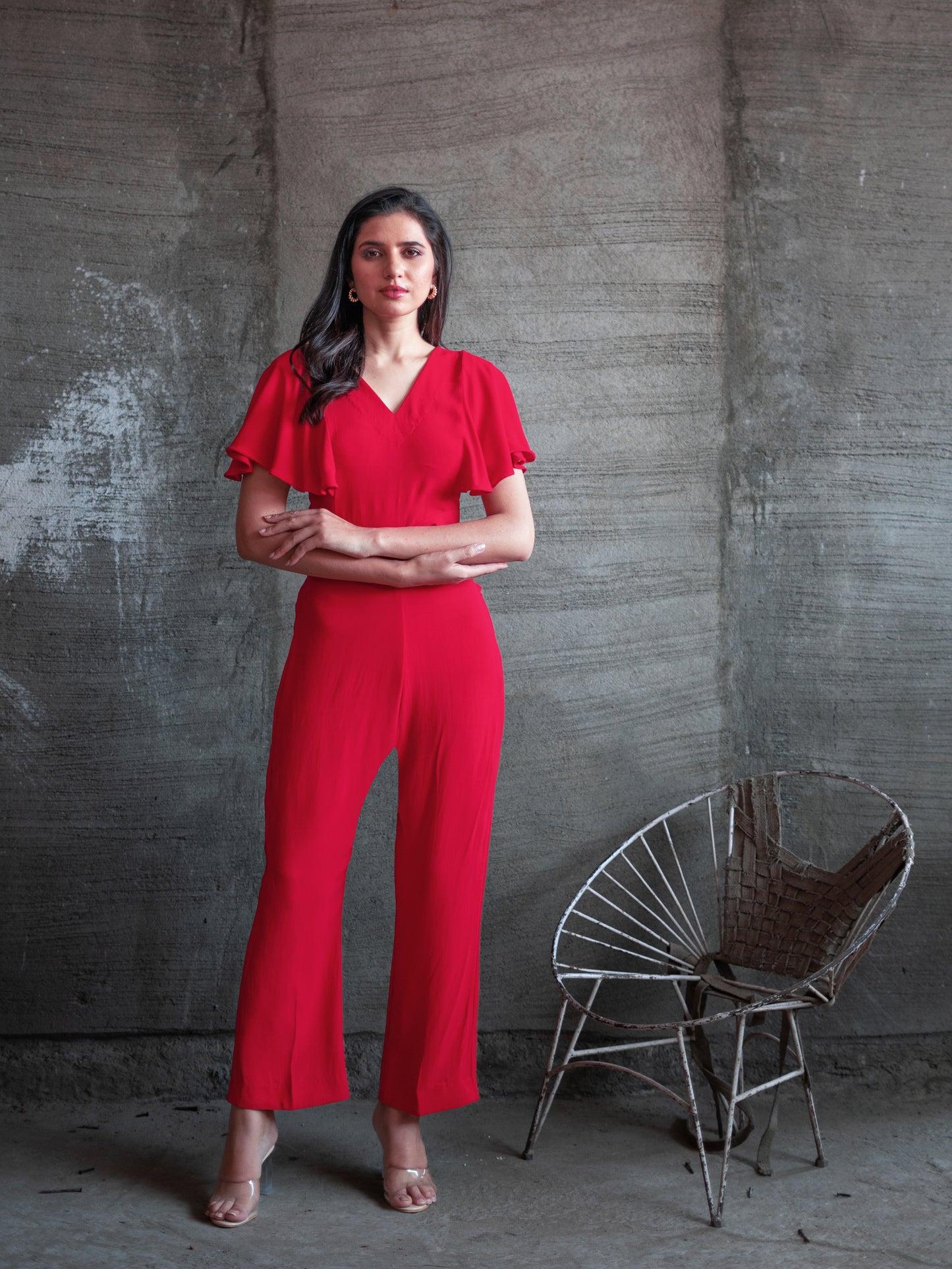 Ani Jumpsuit - Red