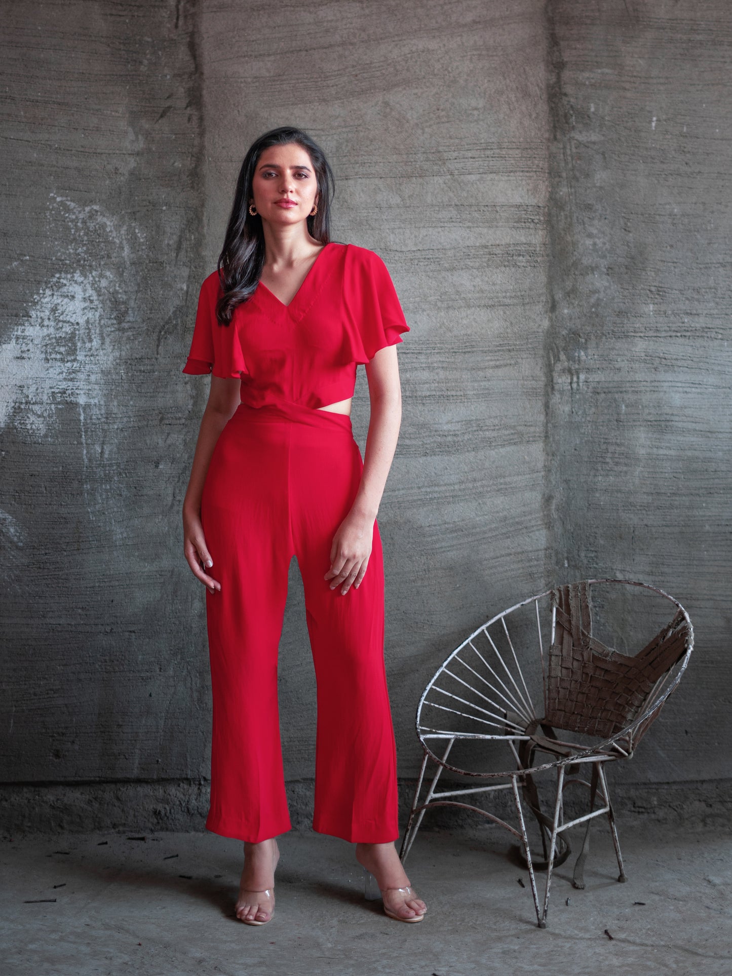 Ani Jumpsuit - Red