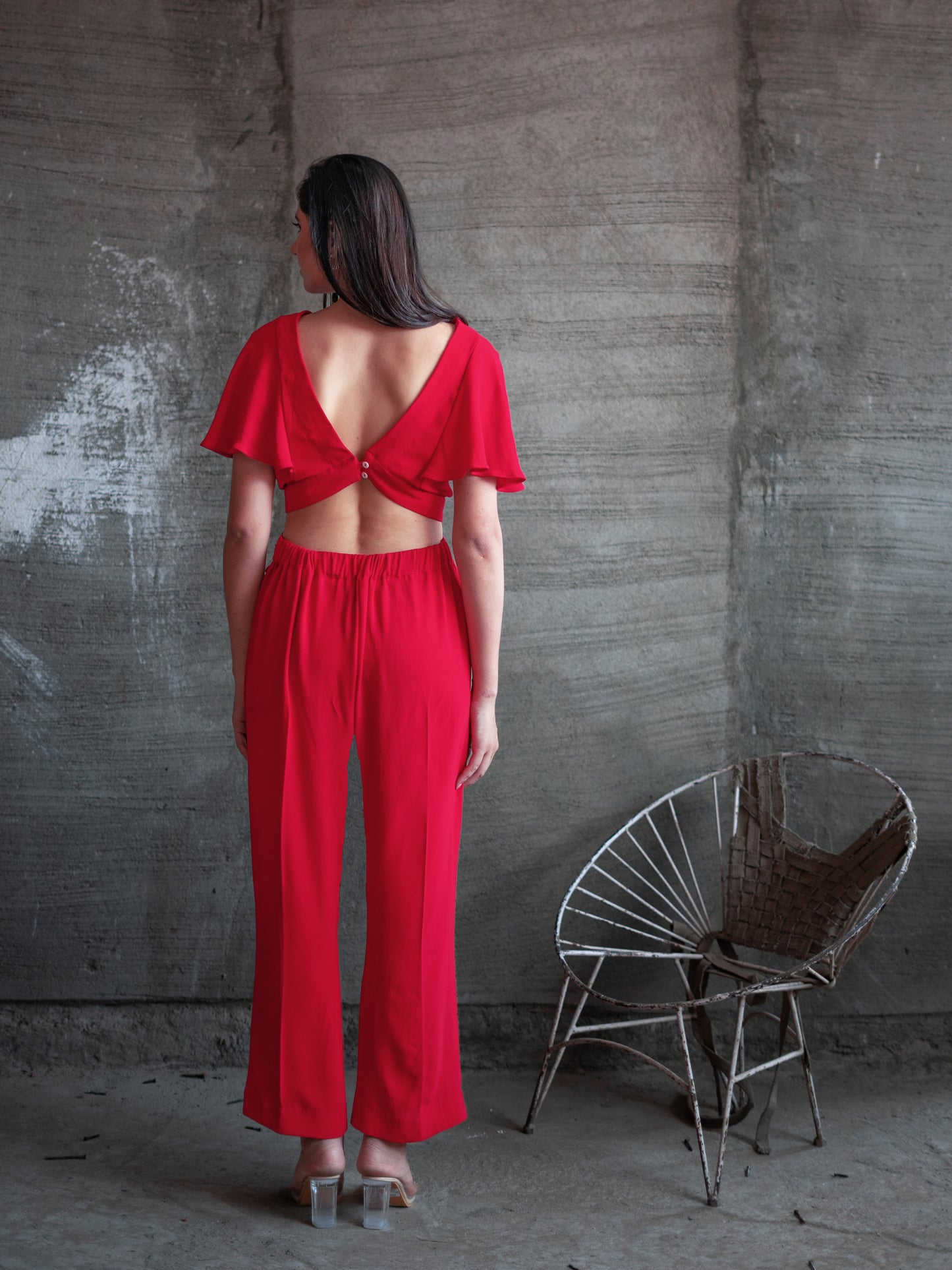 Ani Jumpsuit - Red