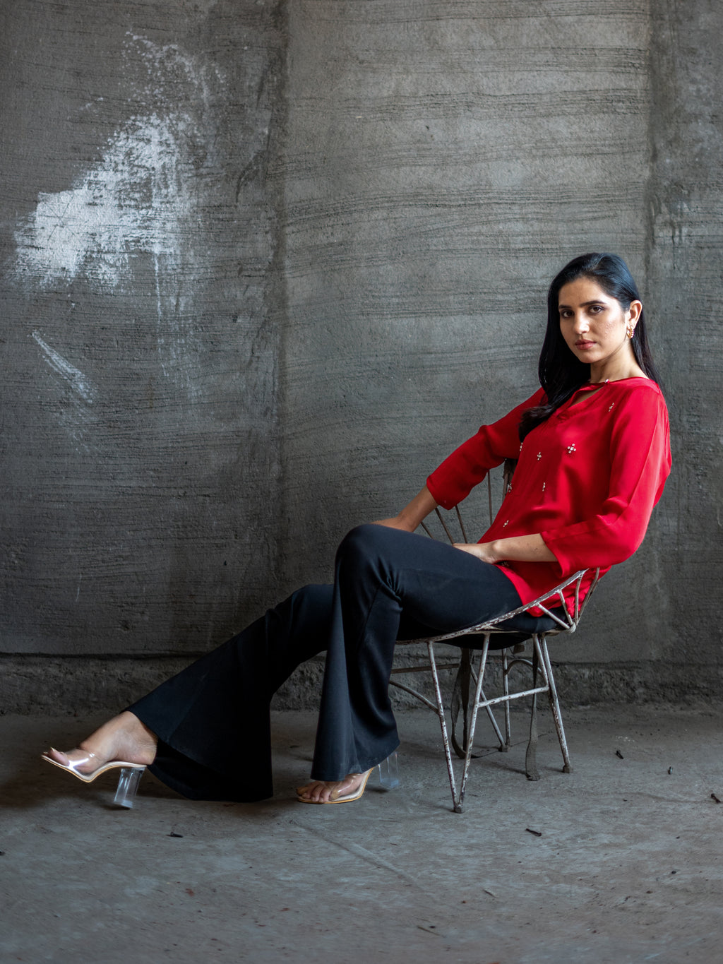 Brie Top - Red
