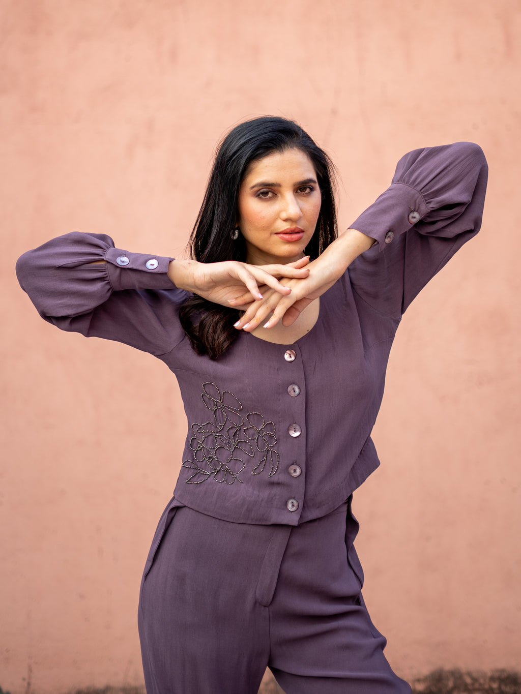 Cazi Set - Mauve Brown
