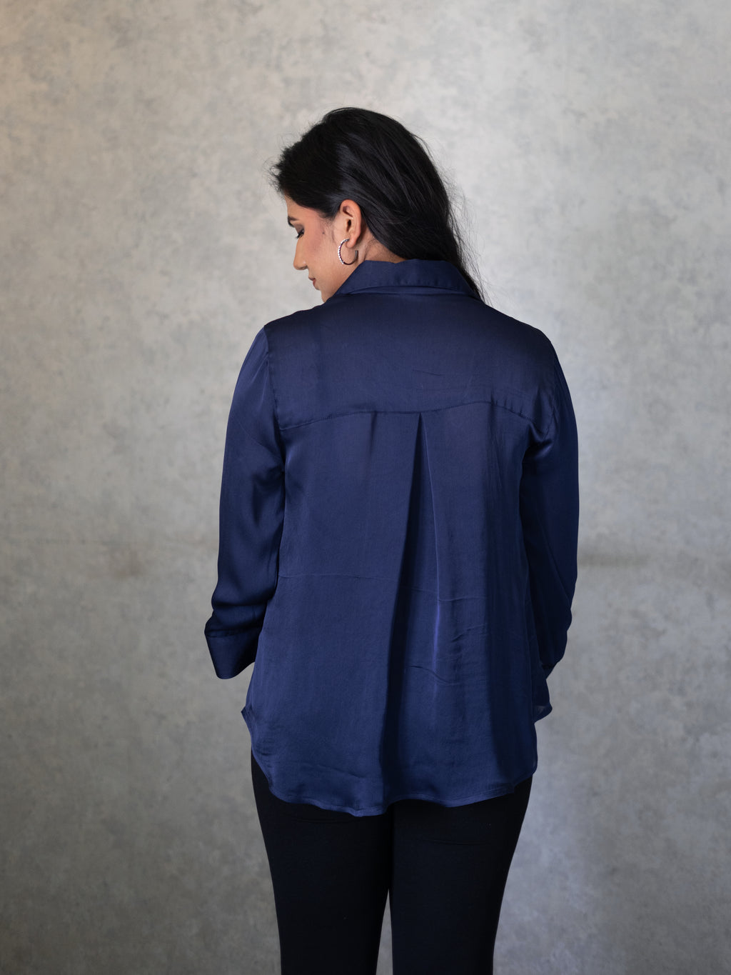 Akin Shirt - Navy Blue